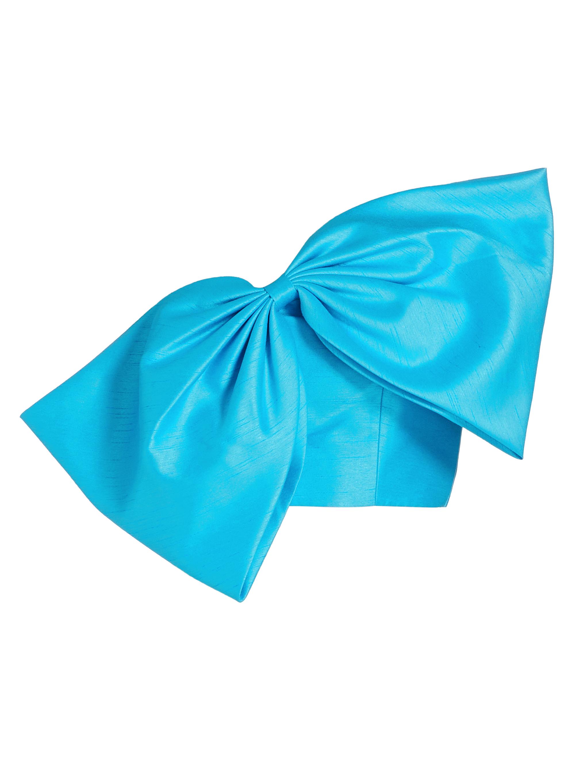 Sachin & Babi Women's Kiki Dupioni Bow Strapless Top - Electric Blue