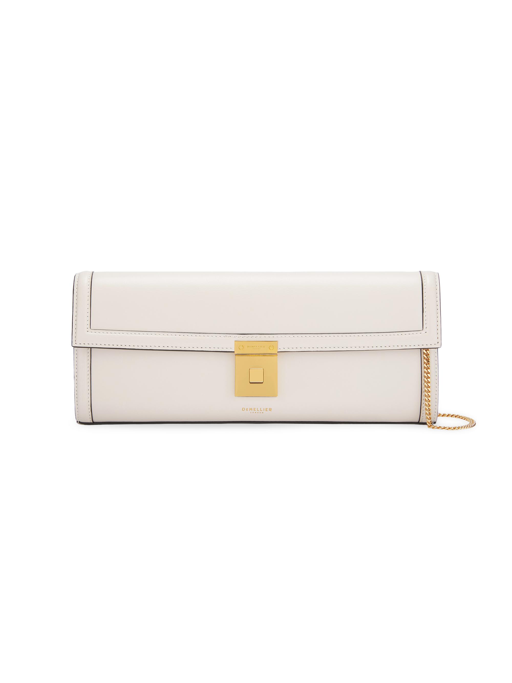 DeMellier Women's Paris Leather Clutch - Off White