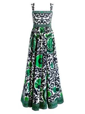 Shop Alice + Olivia Guinevere Floral Damask Bustier Maxi Dress | Saks Fifth  Avenue