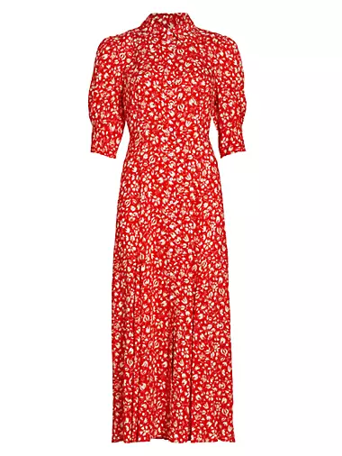 In The Spirit Of Palm Beach Bloom Floral Shirtdress