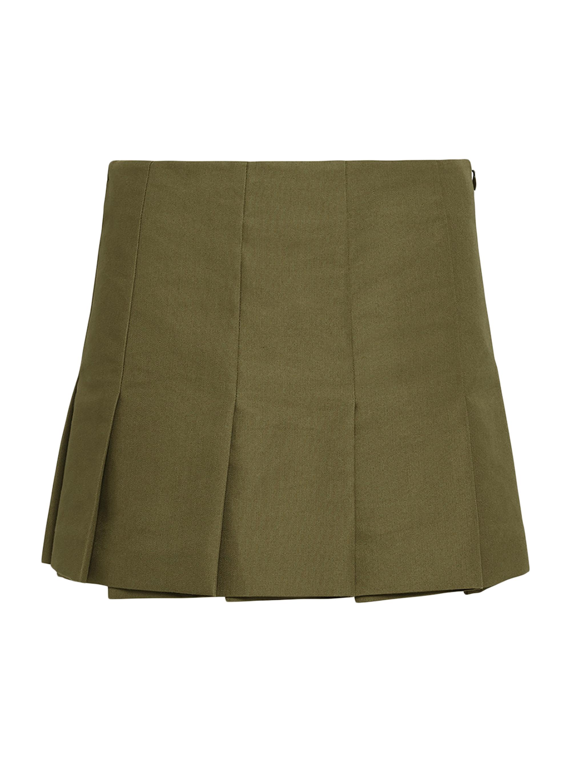 Prada Women's Technical Canvas Miniskirt - Green