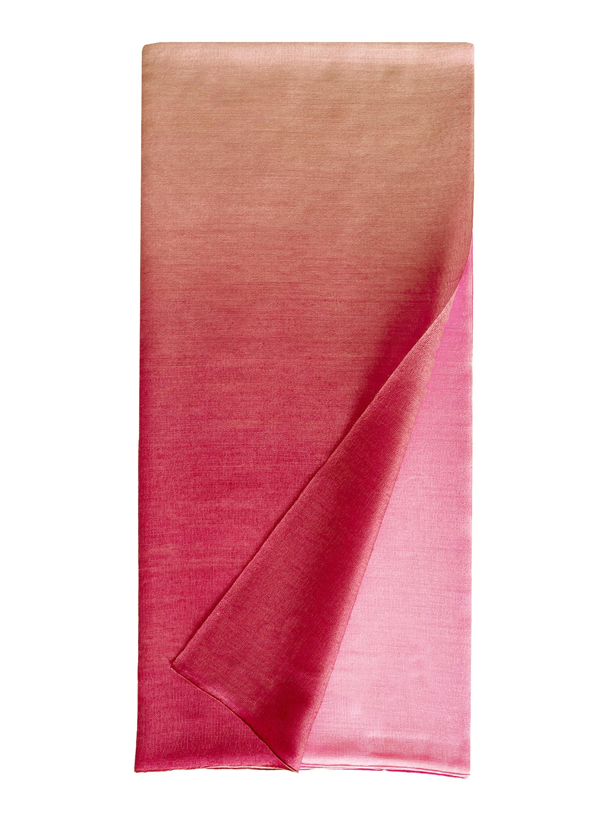 Denis Colomb Women's Silky Cloud Ombré Cashmere Shawl - Pink Sapphire And Pale Corail