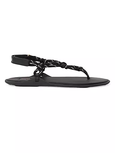 T-Strap Rope Sandals