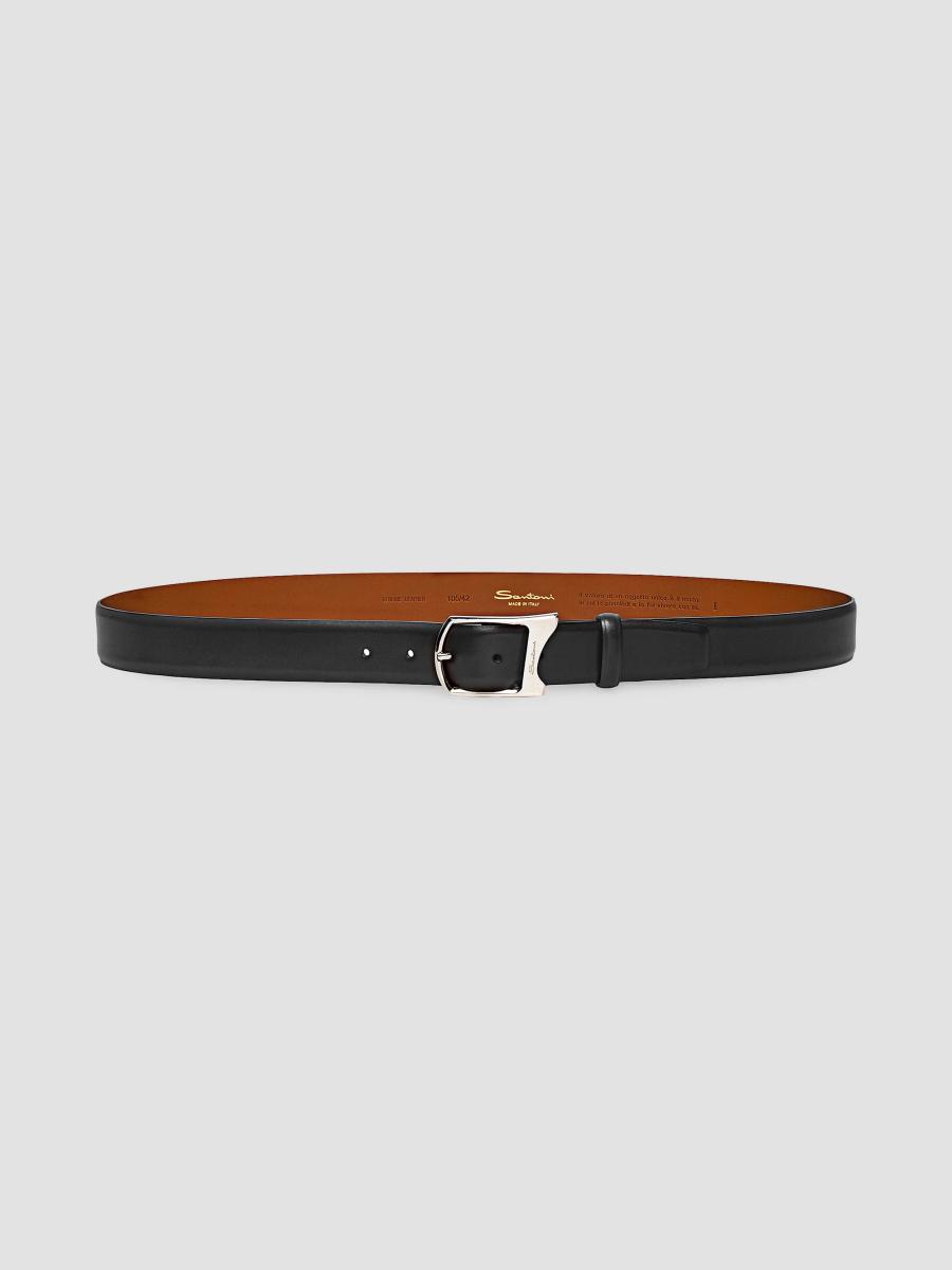 Santoni Leather Belt | Saks Fifth Avenue display picture 1