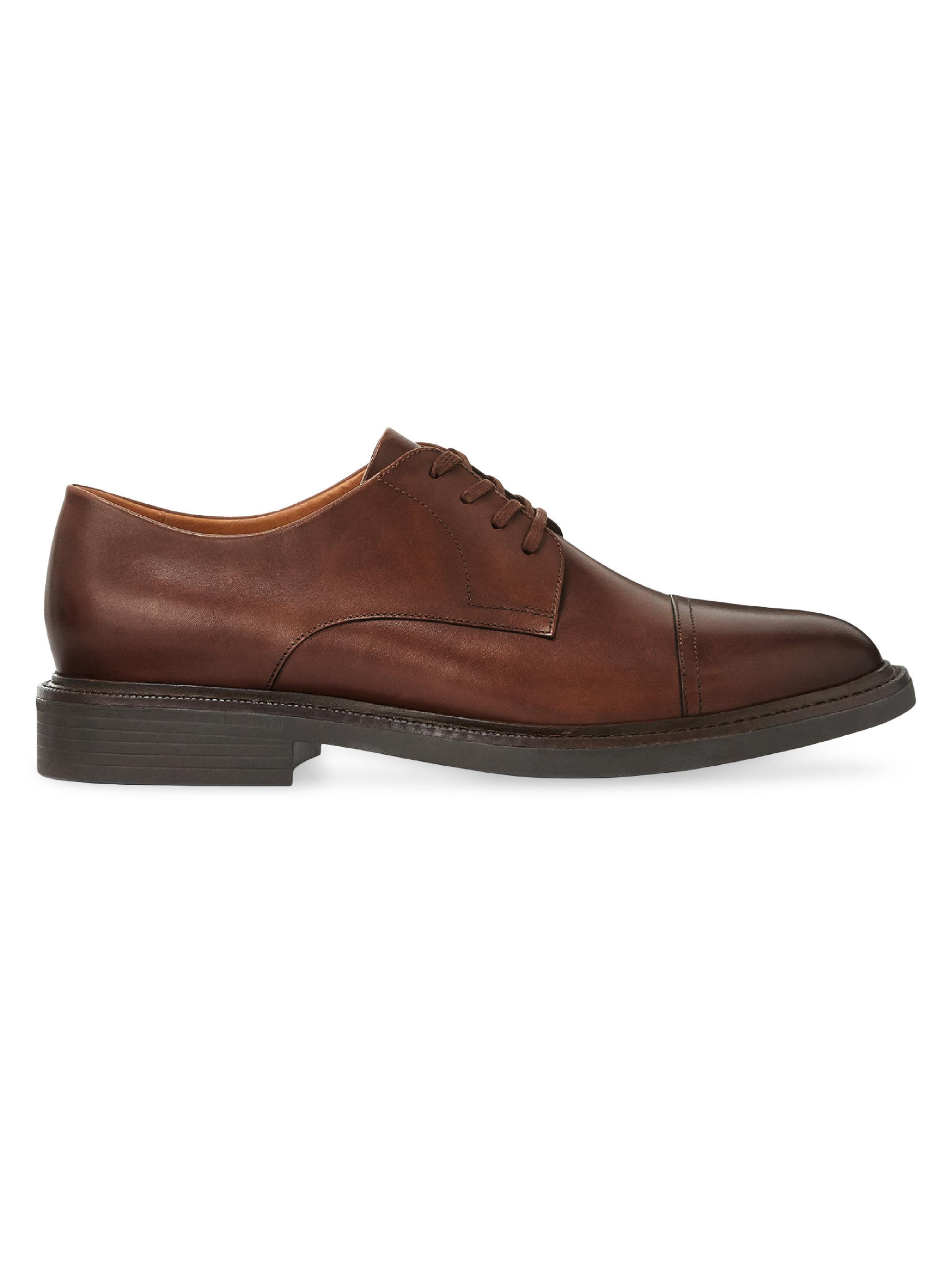 Polo Ralph Lauren Men's Asher Cap-Toe Leather Oxfords - Polo Brown