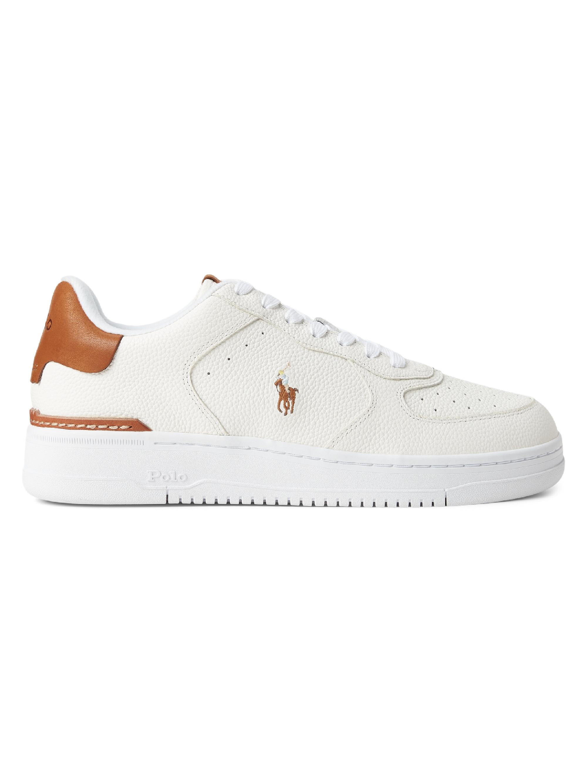 Polo Ralph Lauren Men's Masters Court Leather Sneakers - Deckwash White
