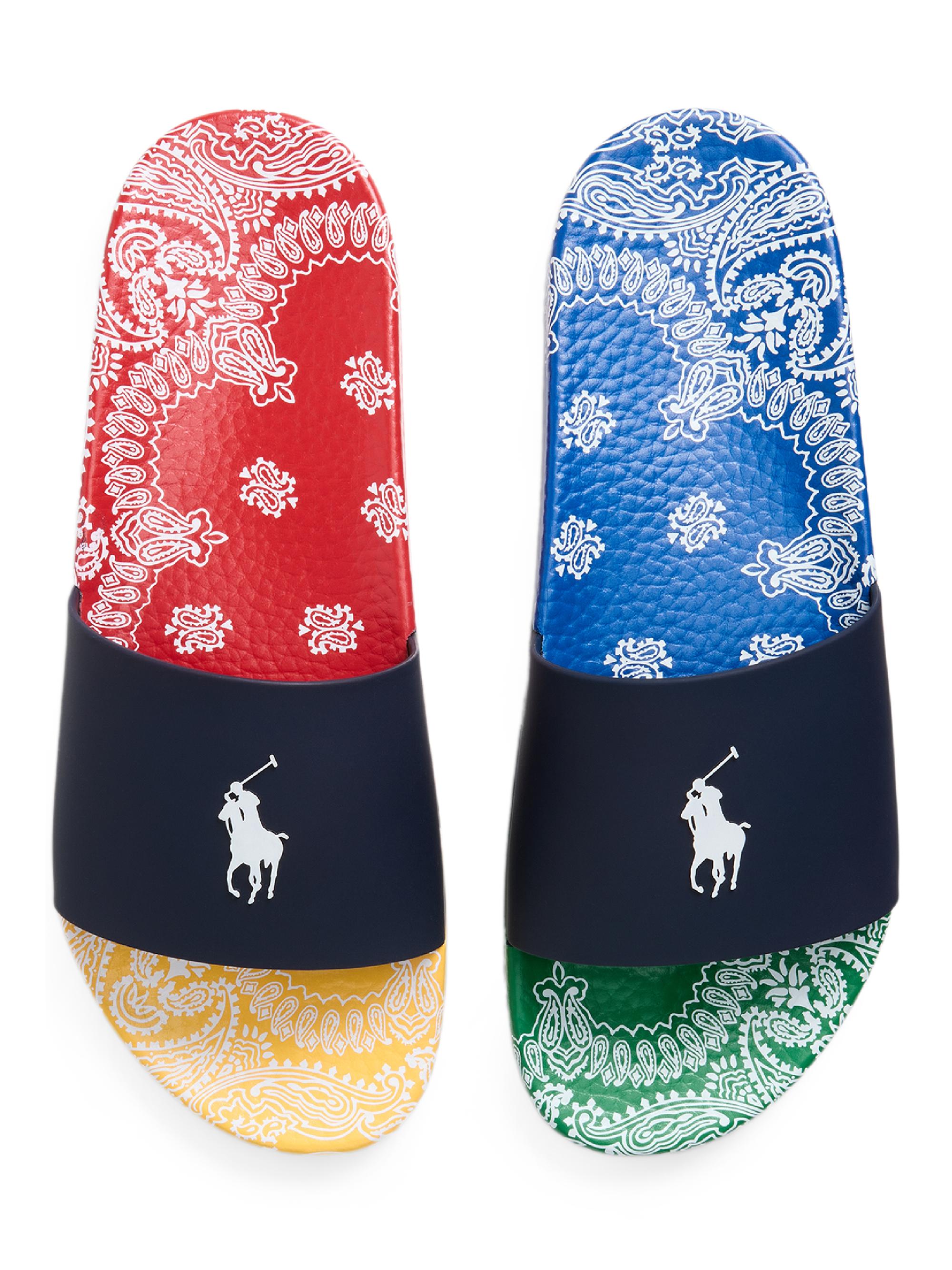 Polo Ralph Lauren Paisley Bandana Slide Sandals | Saks Fifth  display picture 1