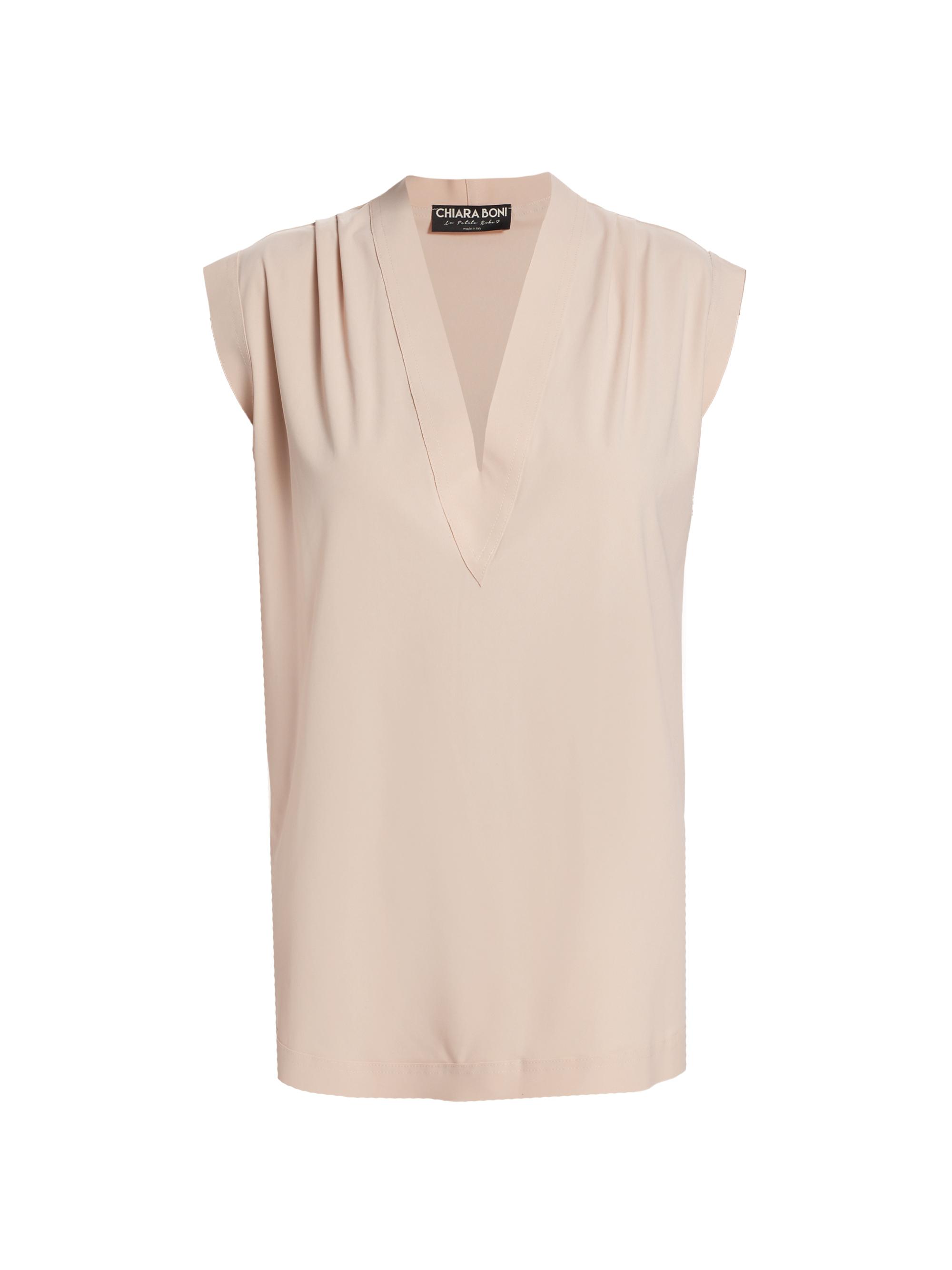 Chiara Boni La Petite Robe Women's Hong Iconic Jersey Top - Seashell