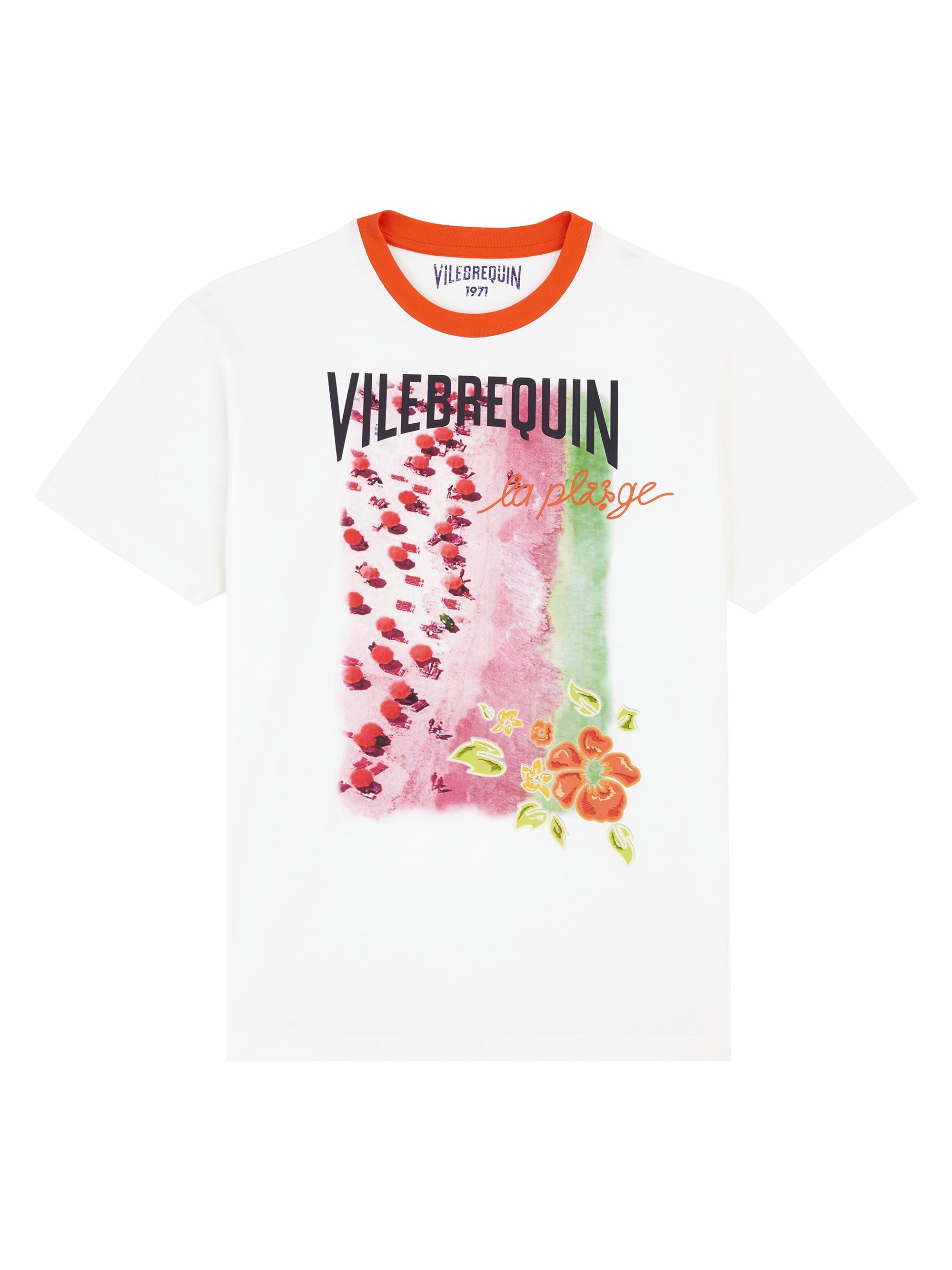 Vilebrequin Men's Plage Sky T-Shirt - Off White