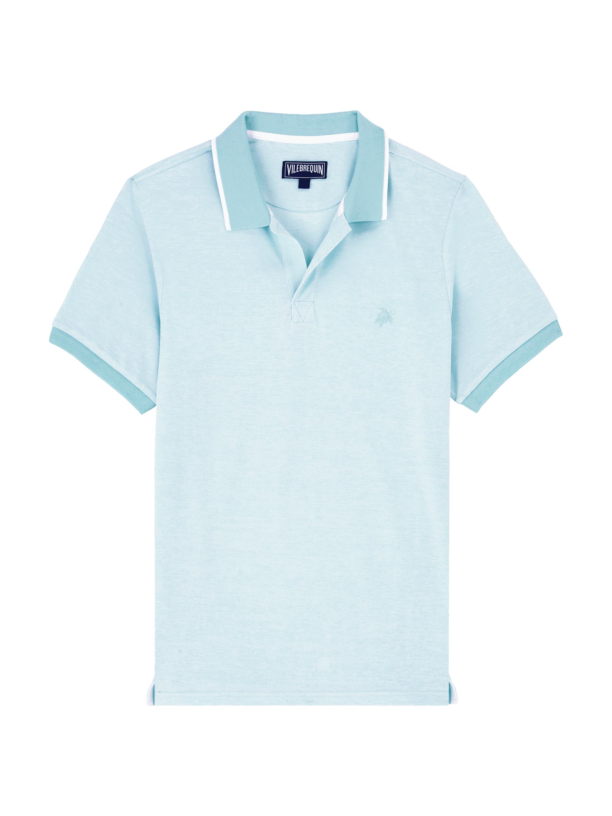 Vilebrequin Men's Cotton Polo Shirt - Light Blue | Thumbnail 6