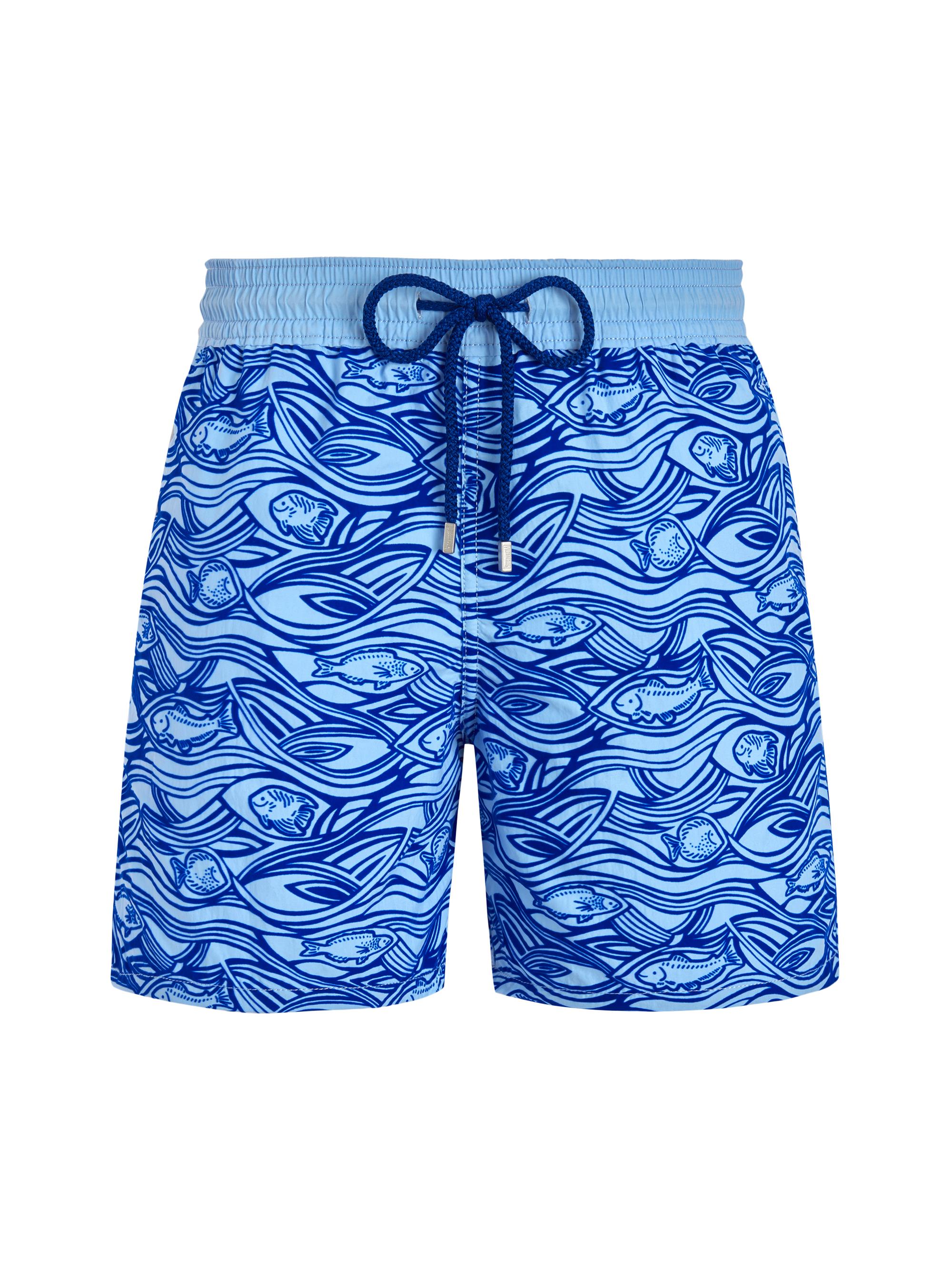 Vilebrequin Men's Flock Aquarium Print Swim Trunks - Flower