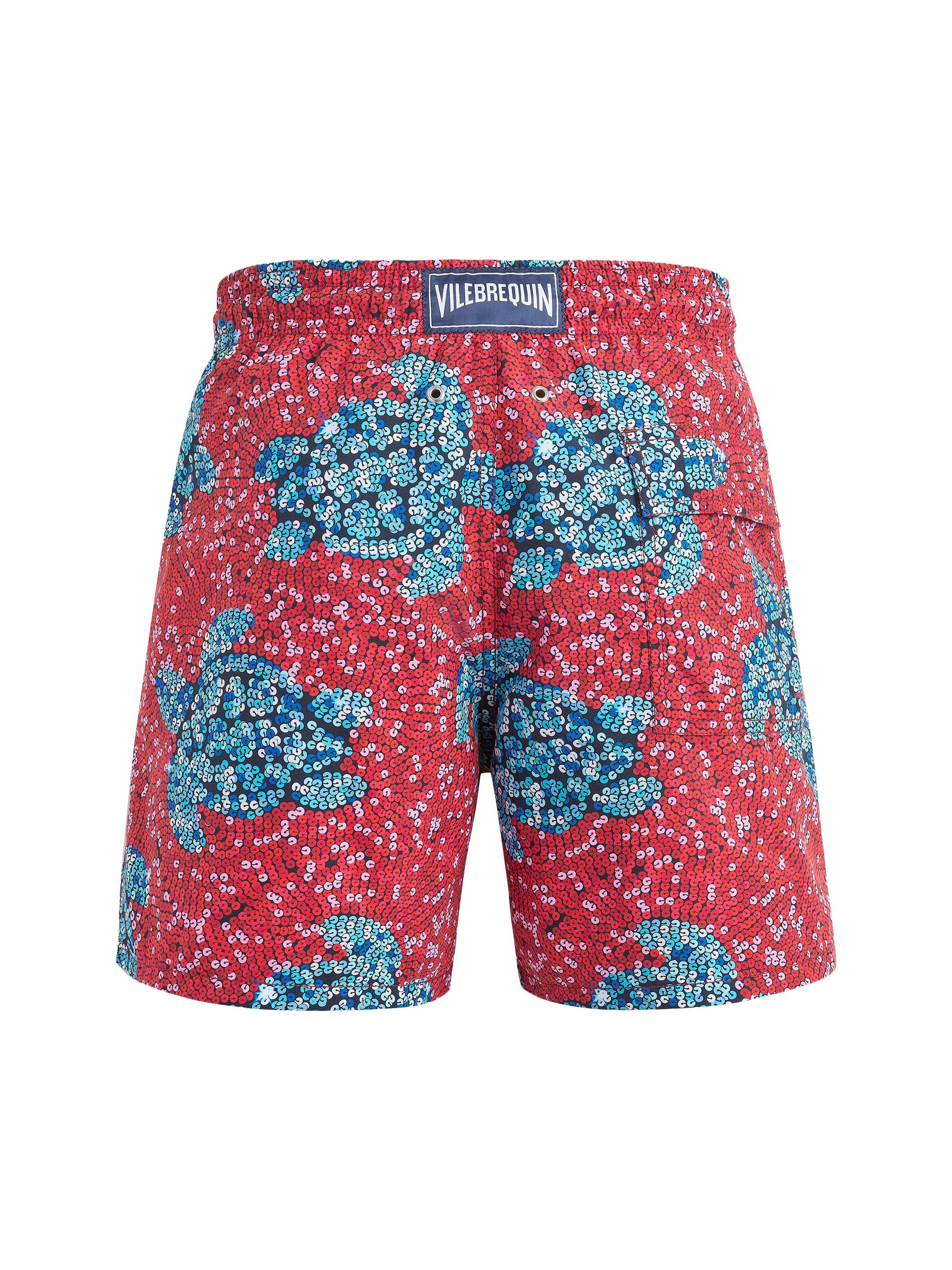 Vilebrequin Turtle Sequin Trompe L'oeil Swim Trunks | Saks Fifth