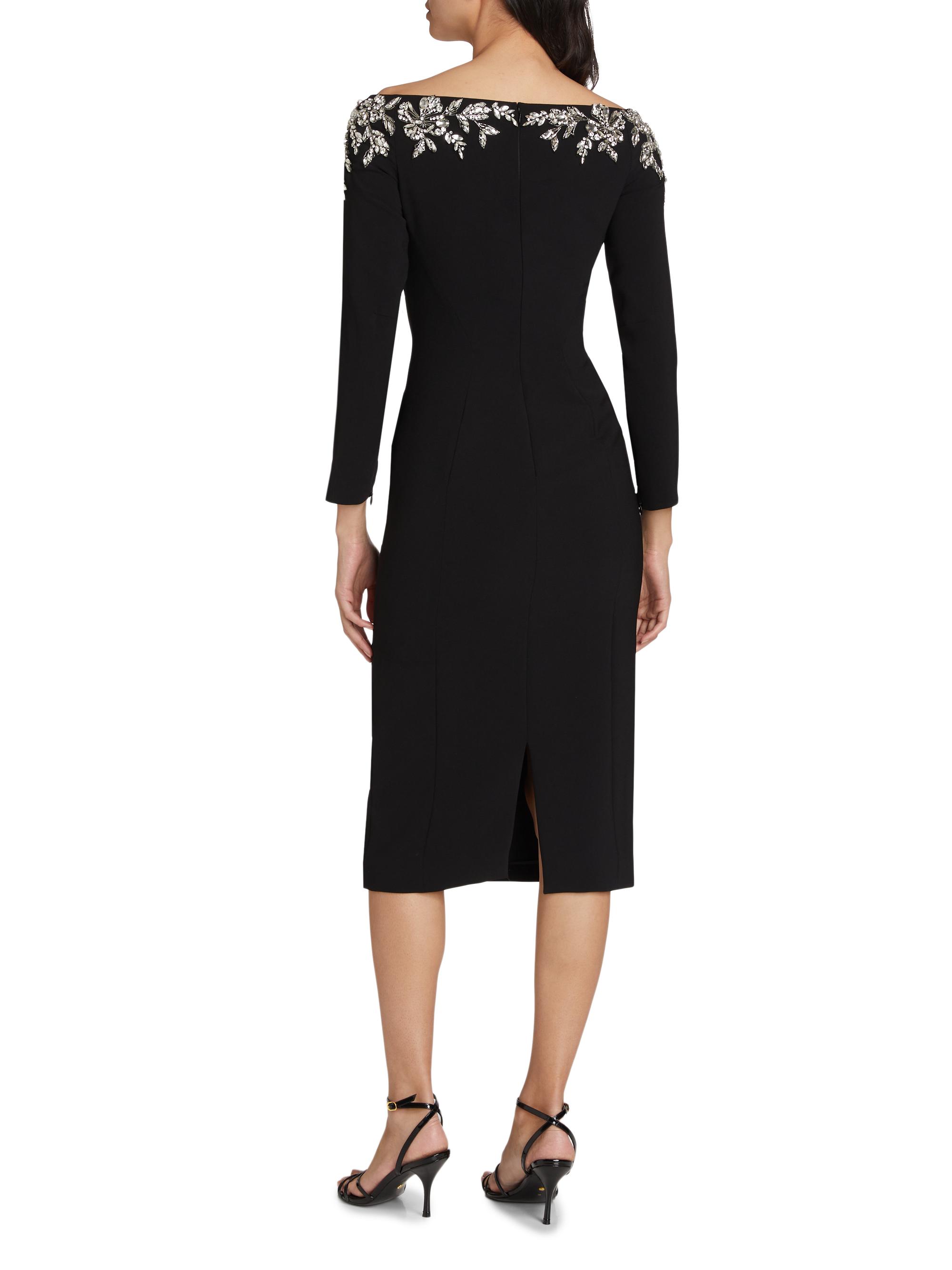 Allure's Crystal Embellished Cocktail Dress: Shimmer and Charm for Every Occasion main image 1