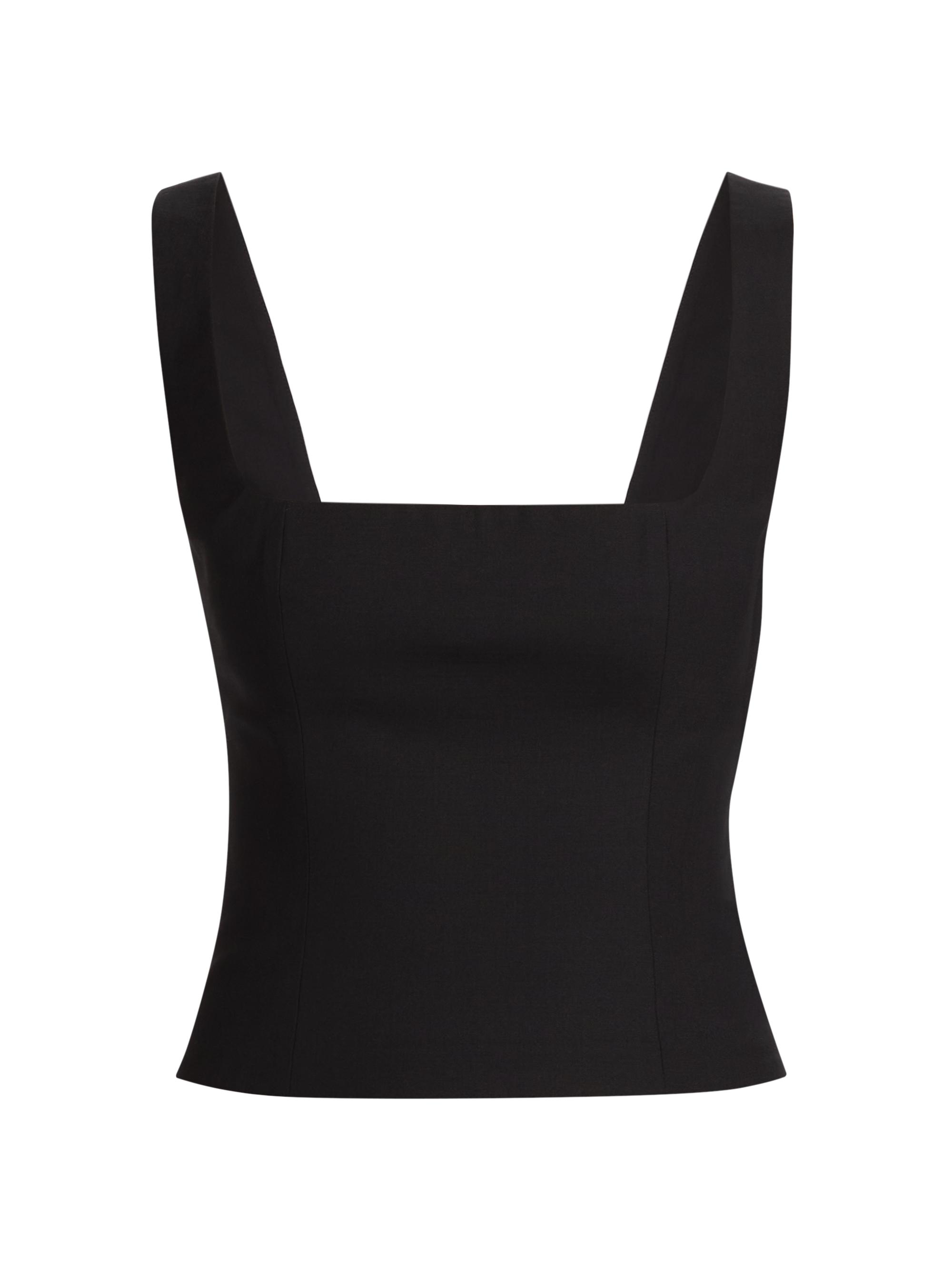 SIR. Women's Leonardo Belted Corset Top - Black