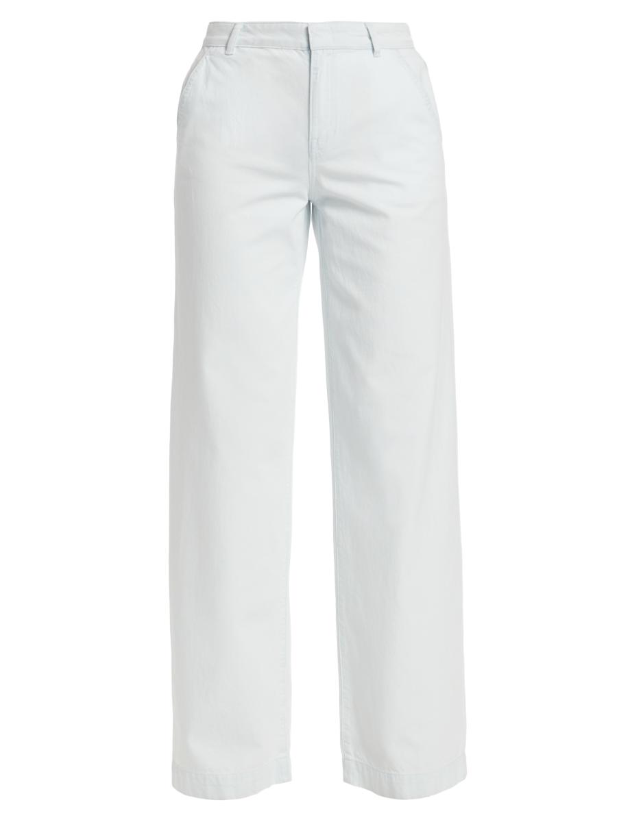 Vince Celestine Cotton Twill Wide-Leg Trousers | Saks Fifth