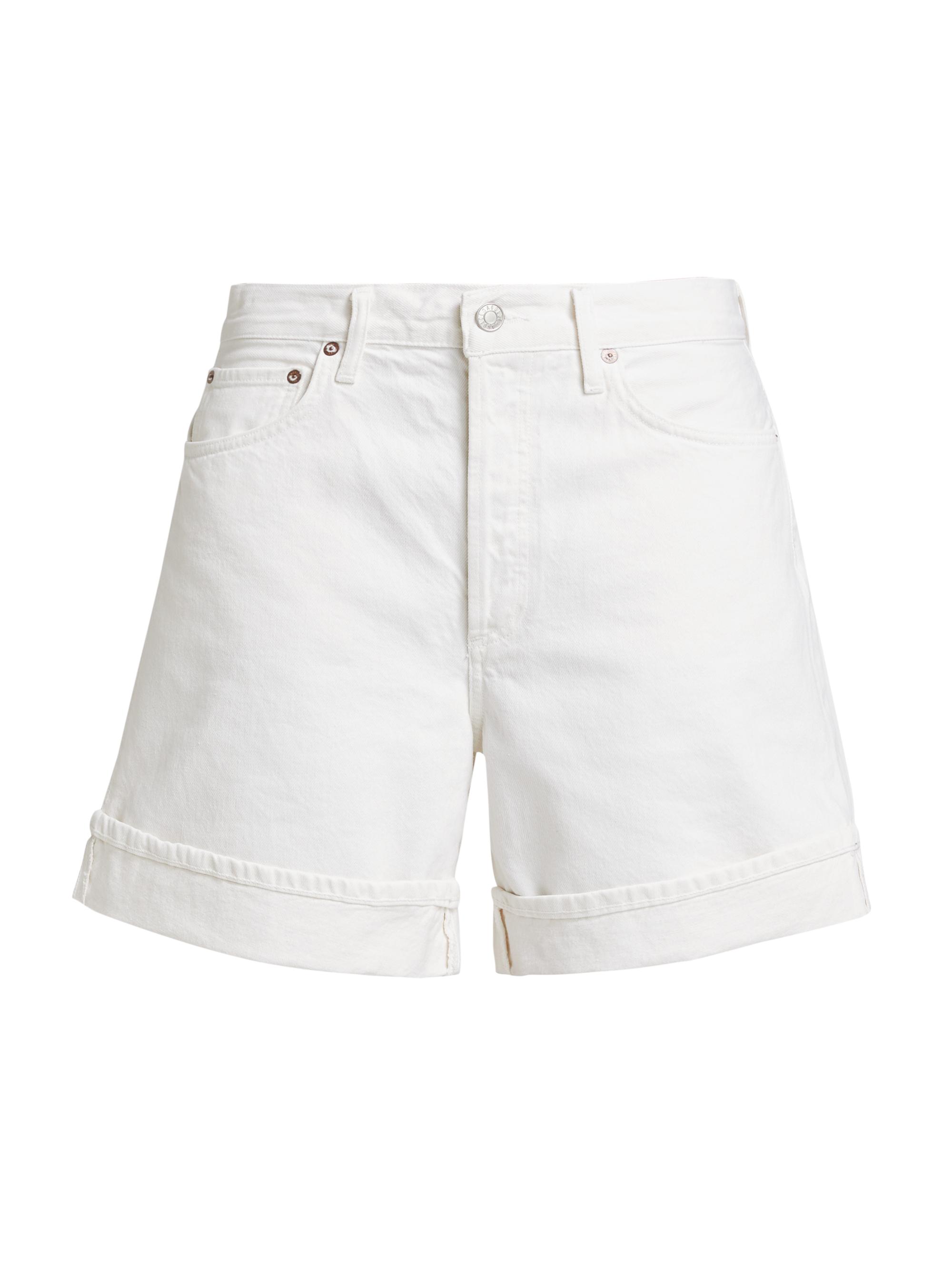 Agolde Women's Dame Wide-Leg Denim Shorts - Fortune Cookie