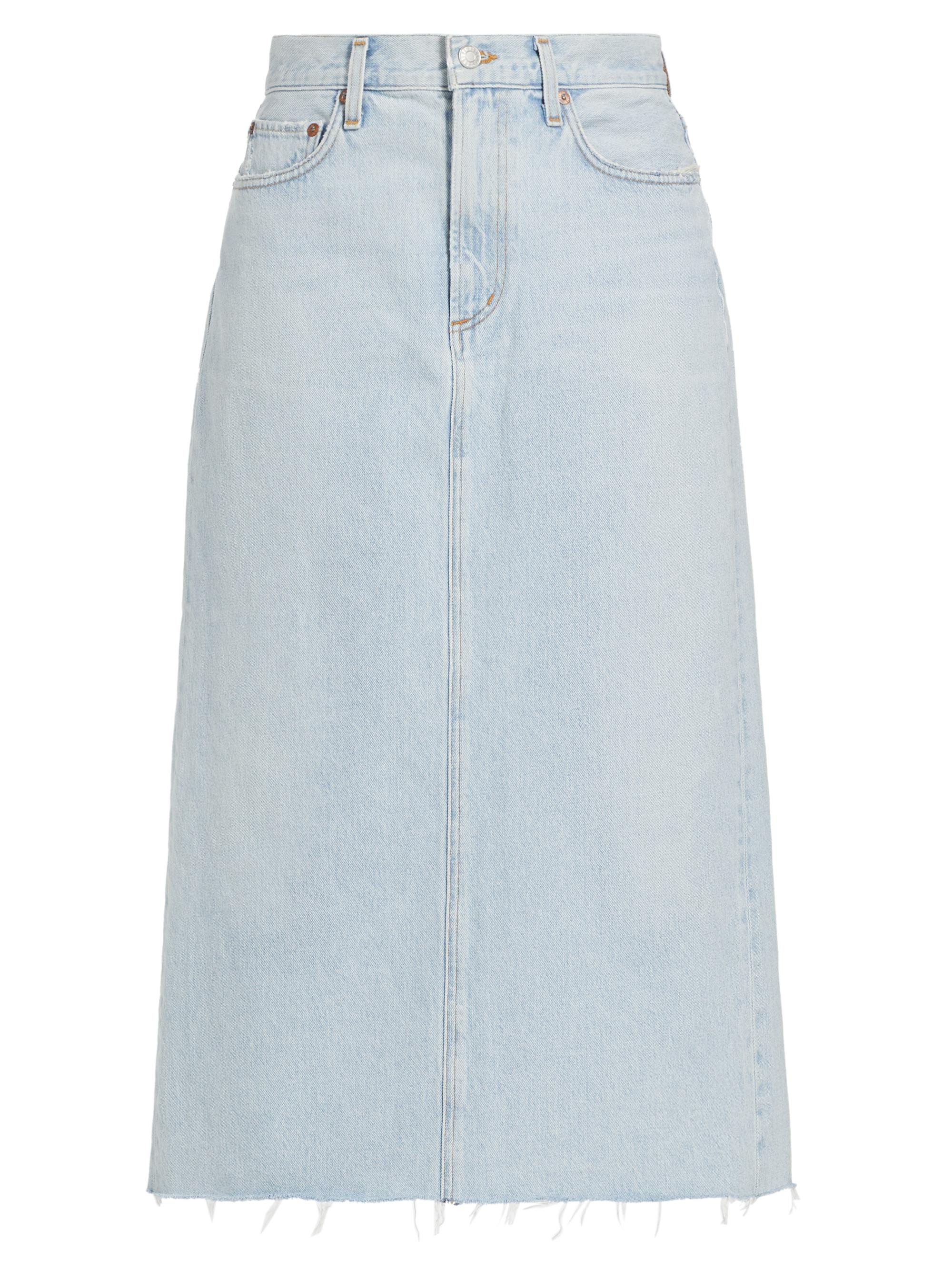 Agolde Women's Della Denim Maxi Skirt - Practice