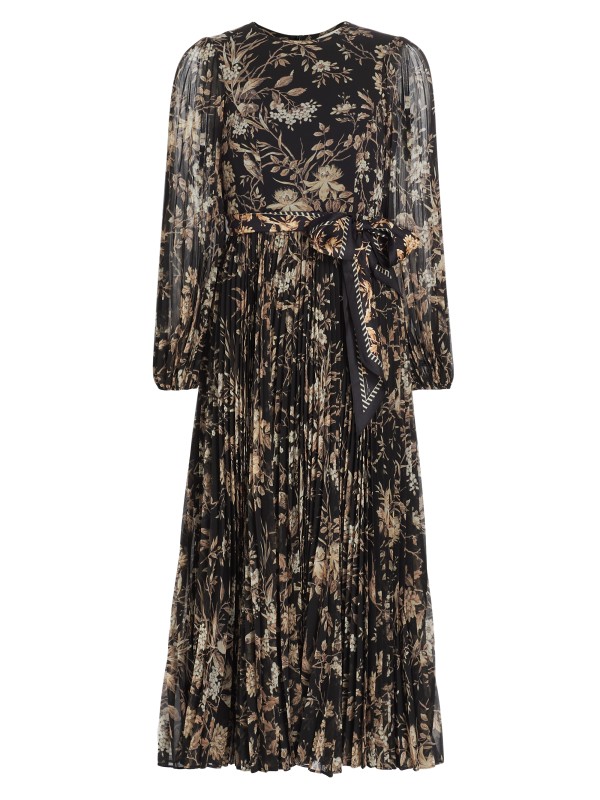 zimmermann long sleeve maxi dress Indra | The Indra Long Sleeve Maxi Dress in Lilac Scarf Floral from our Summer Swim 2026 Collection These Zimmermann-Style Wedding Guest Dresses