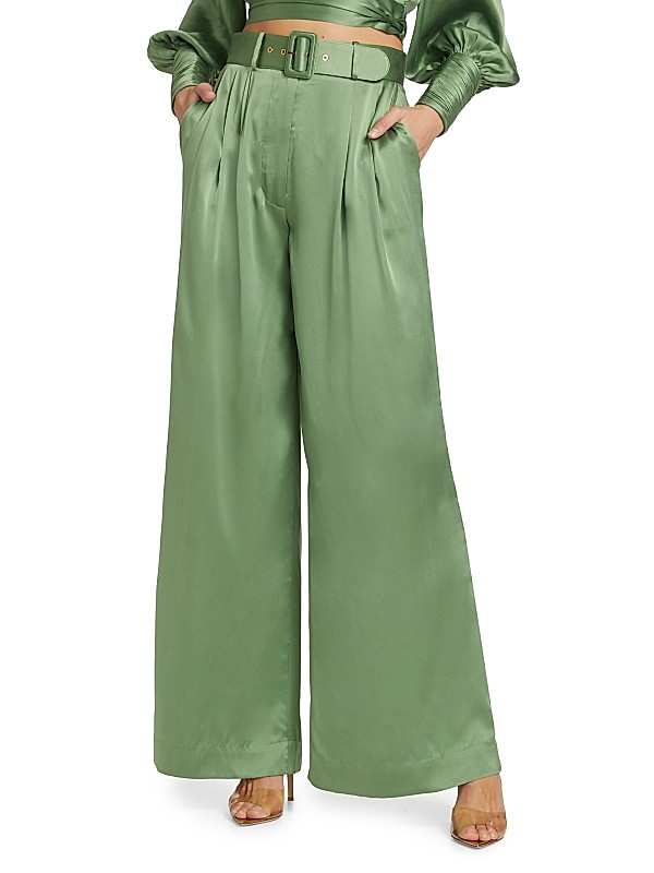 Shop Zimmermann Tuck Wide-Leg Silk Pants | Saks Fifth Avenue Shop Zimmermann Tuck Wide-Leg Silk Pants | Saks Fifth Avenue