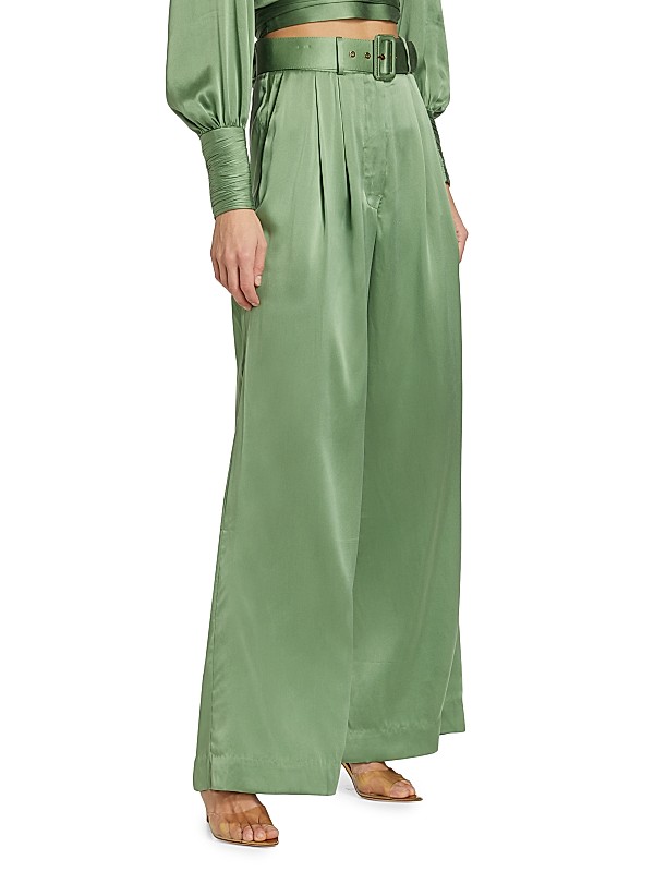 Shop Zimmermann Tuck Wide-Leg Silk Pants | Saks Fifth Avenue Shop Zimmermann Tuck Wide-Leg Silk Pants | Saks Fifth Avenue