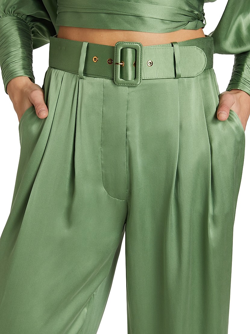 Shop Zimmermann Tuck Wide-Leg Silk Pants | Saks Fifth Avenue Shop Zimmermann Tuck Wide-Leg Silk Pants | Saks Fifth Avenue