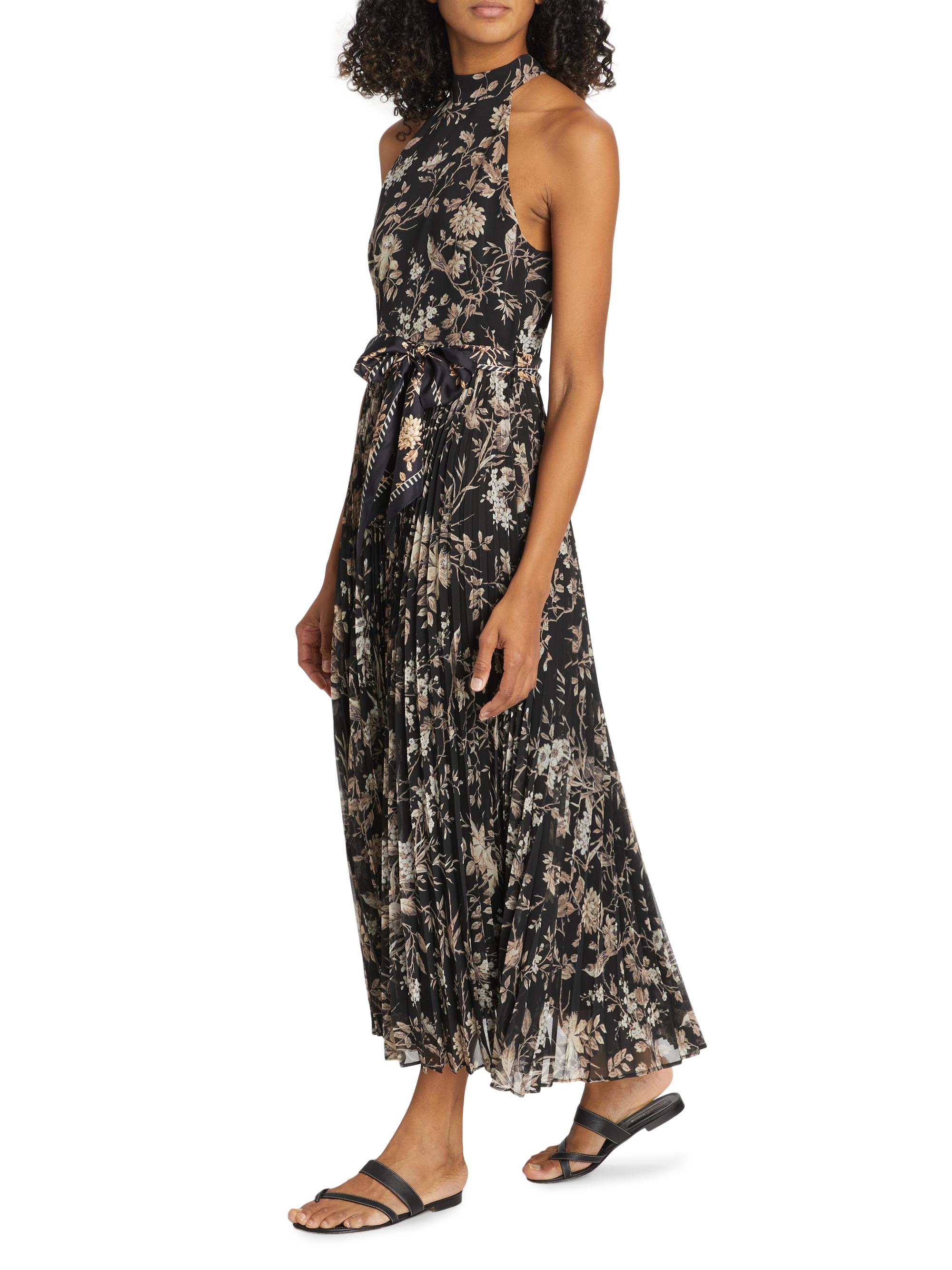 Zimmermann Sunray Picnic Floral Pleated Maxi Dress | Saks Fifth Avenue