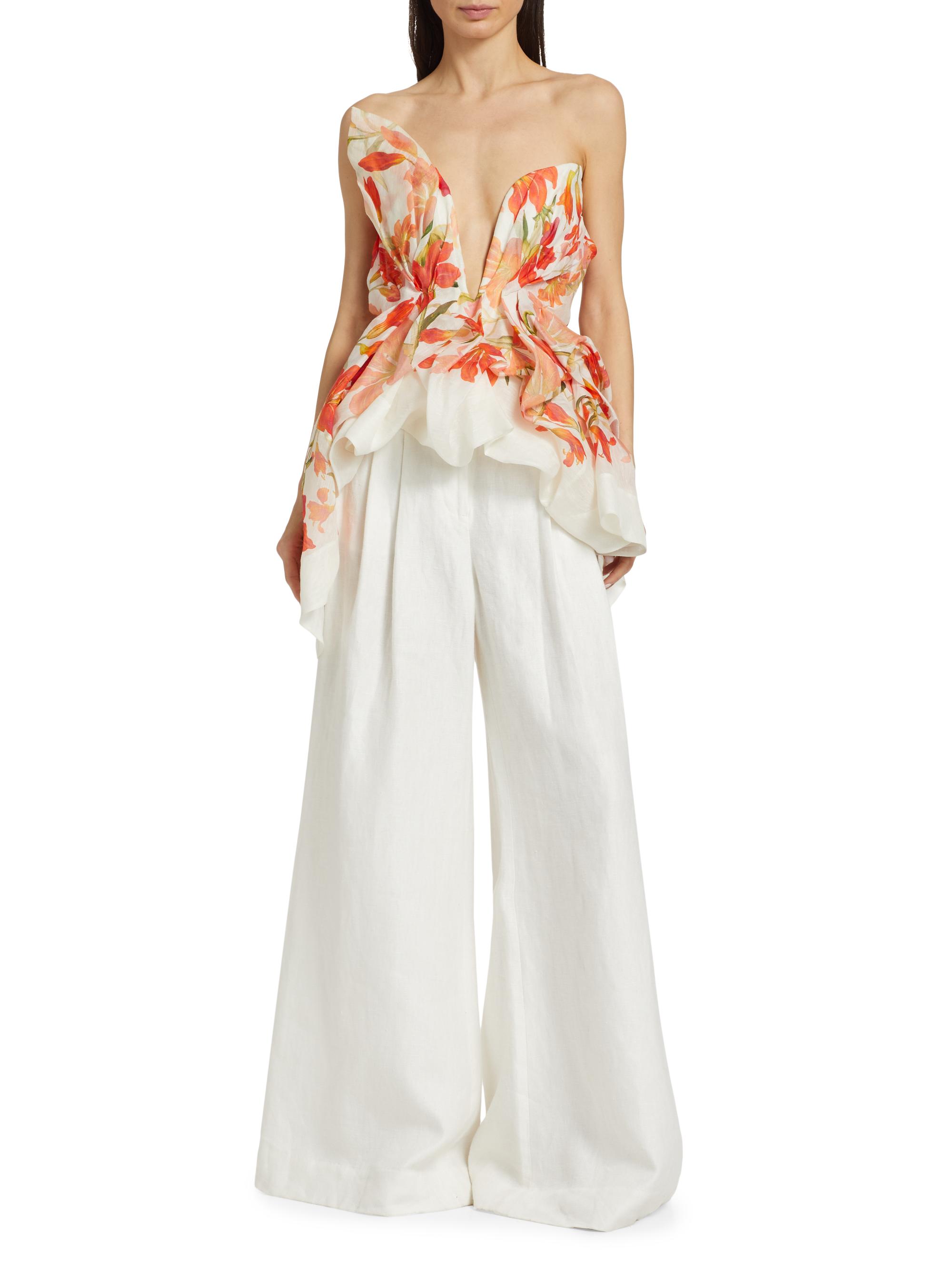 スーツ disemBySiiK embroidery linen slacks disemBySiiK embroidery linen slacks