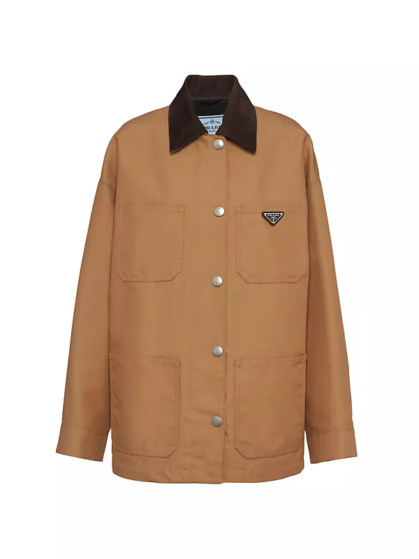 Shop Prada Technical Canvas Blouson Jacket | Saks Fifth Avenue