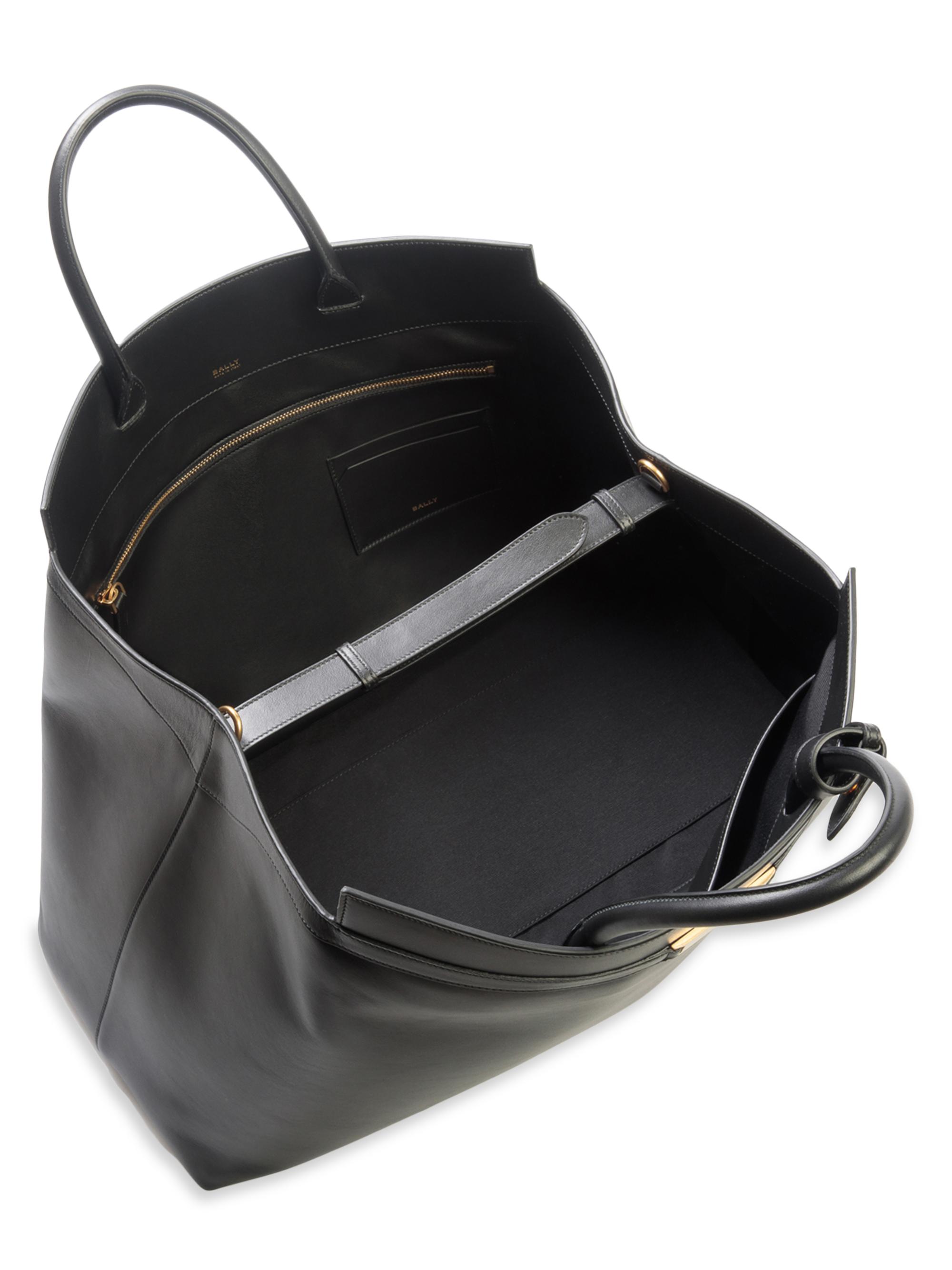 Bally Deco Leather Weekender Bag | Saks Fifth Avenue