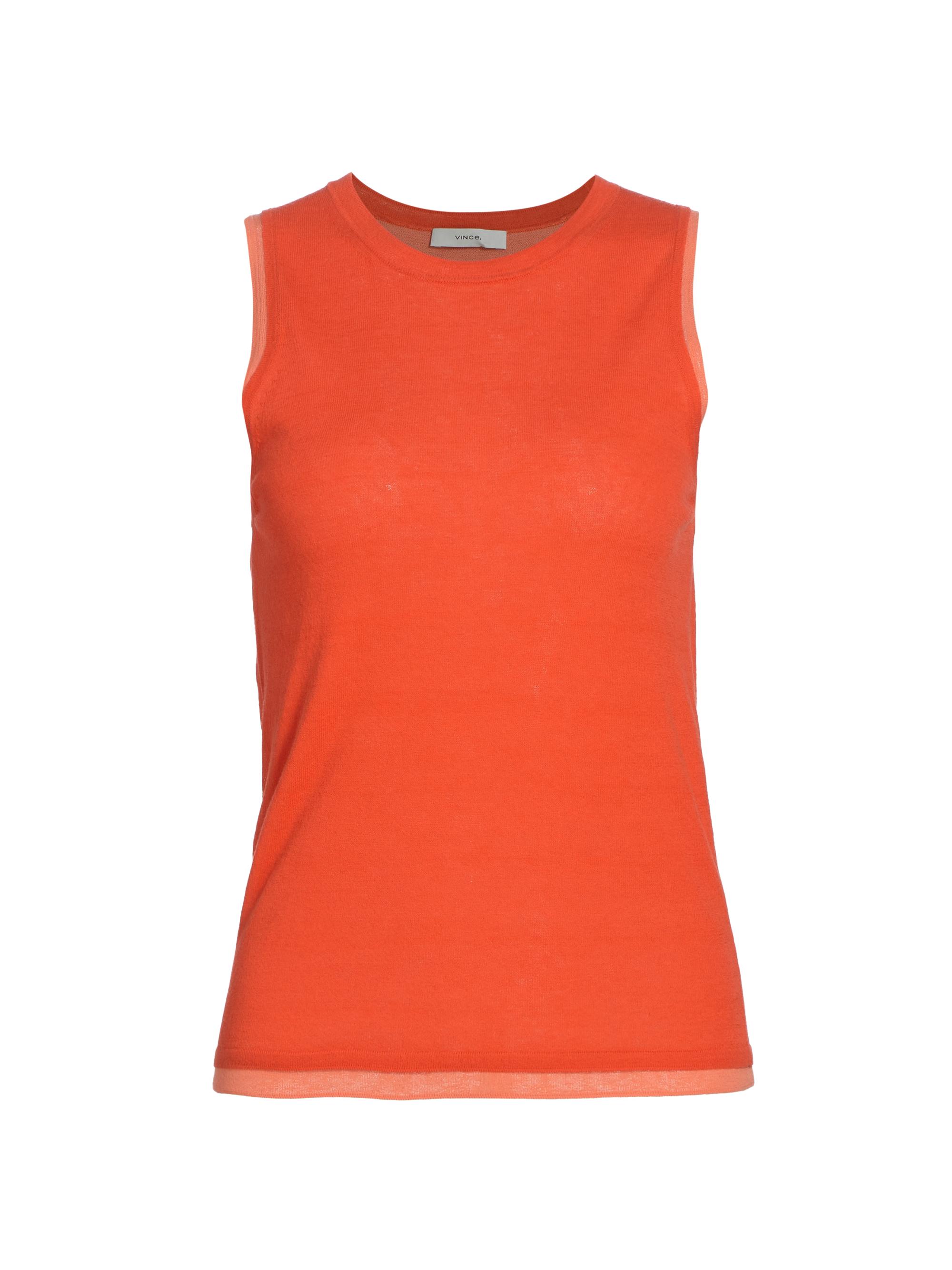 Vince Women's Double Layer Tank - Bell Combo
