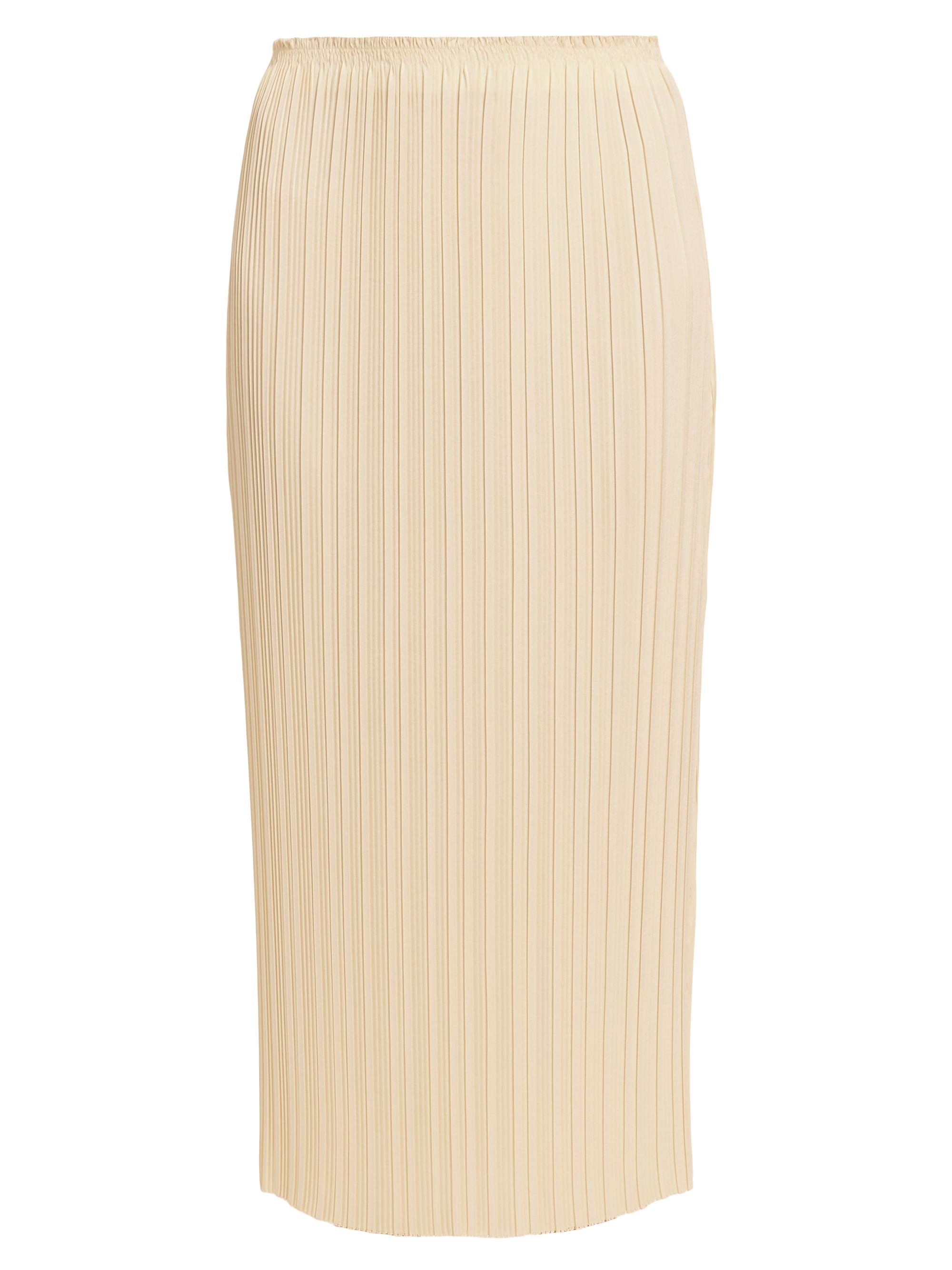 Vince Women's Pleated Straight Midi-Skirt - Coastal Blue