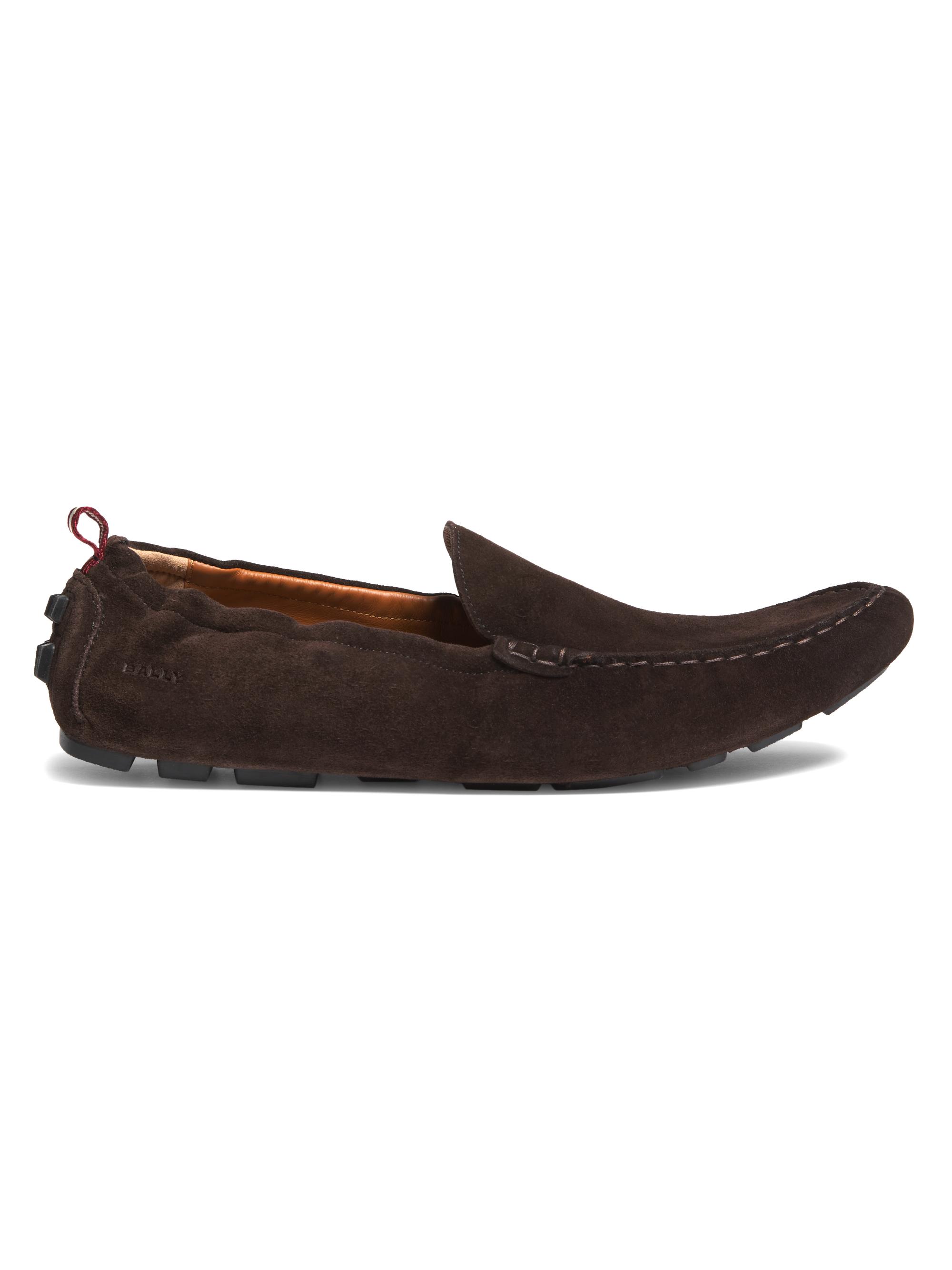 Bally Men's Leather Loafers - Ebony