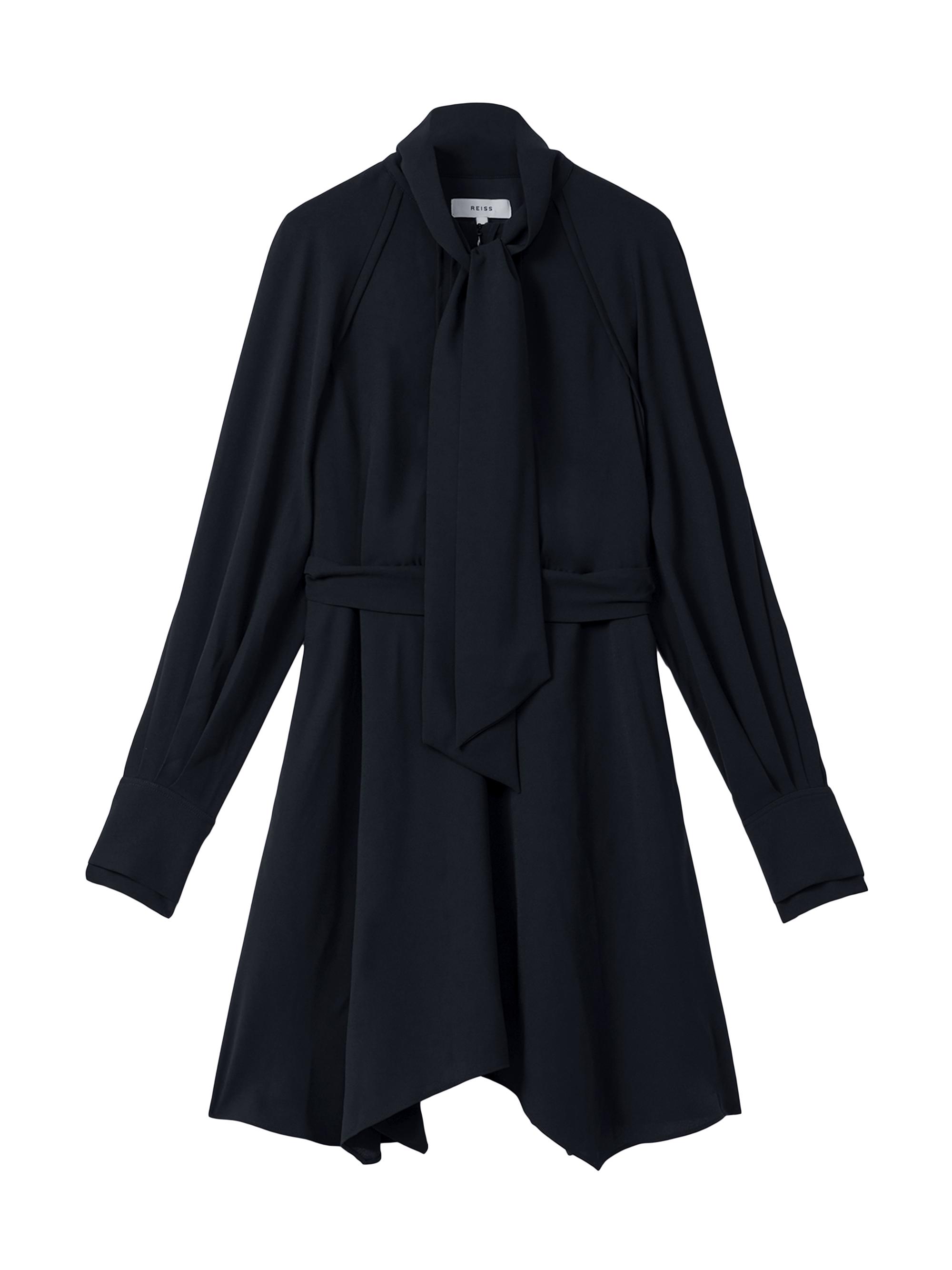 Reiss Women's Ellie Tieneck Minidress - Navy