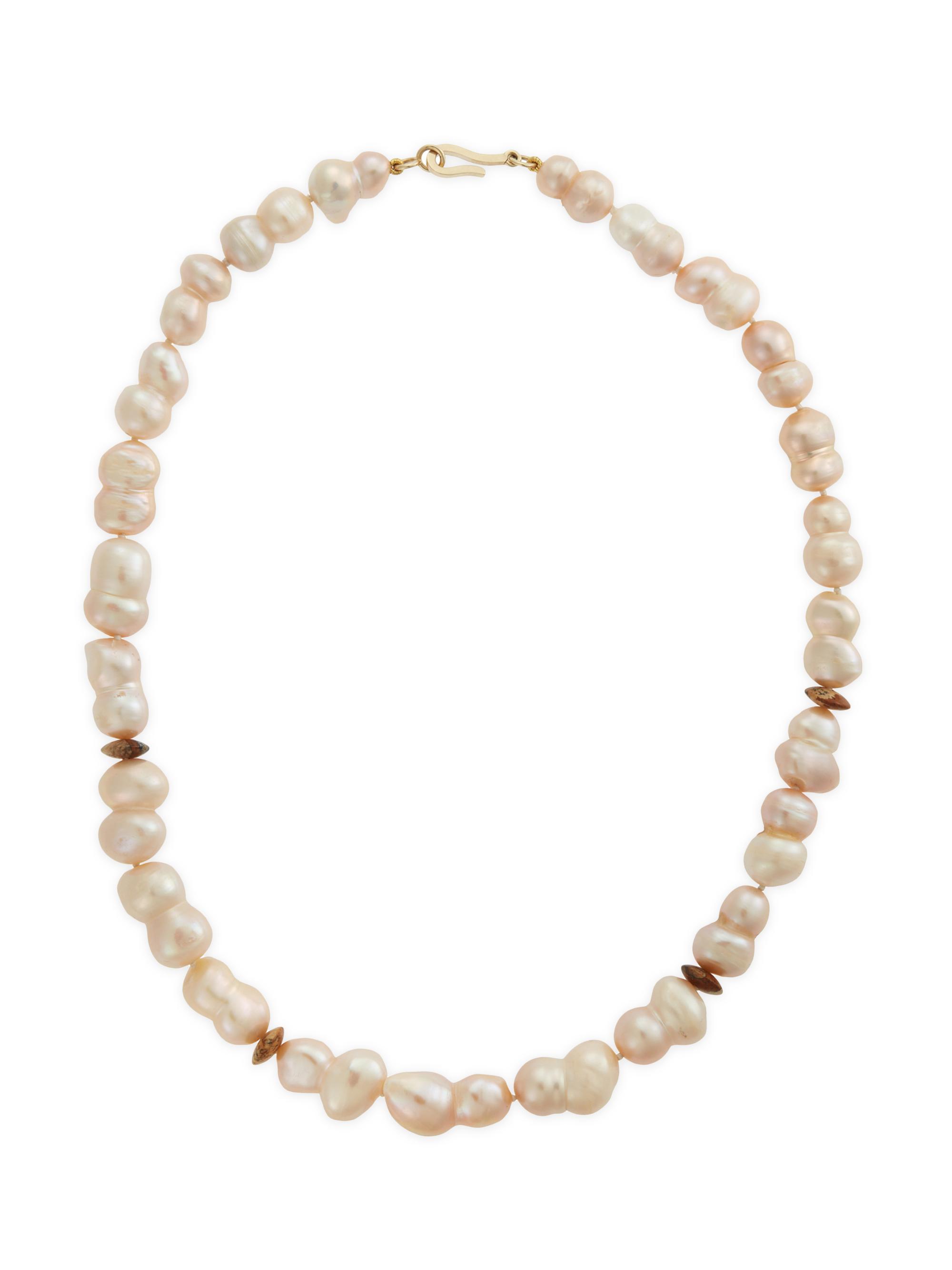 Ileana Makri Women's Globetrotter Globe Beaded Jasper & Cultured Freshwater Pearl Necklace - Light Pink
