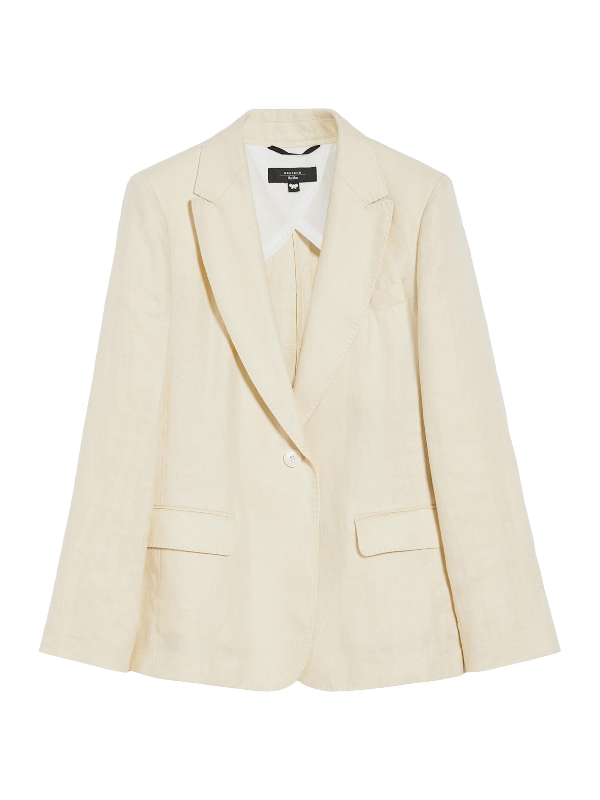 Weekend Max Mara Women's Nalut Peaked Linen Blazer - Sand