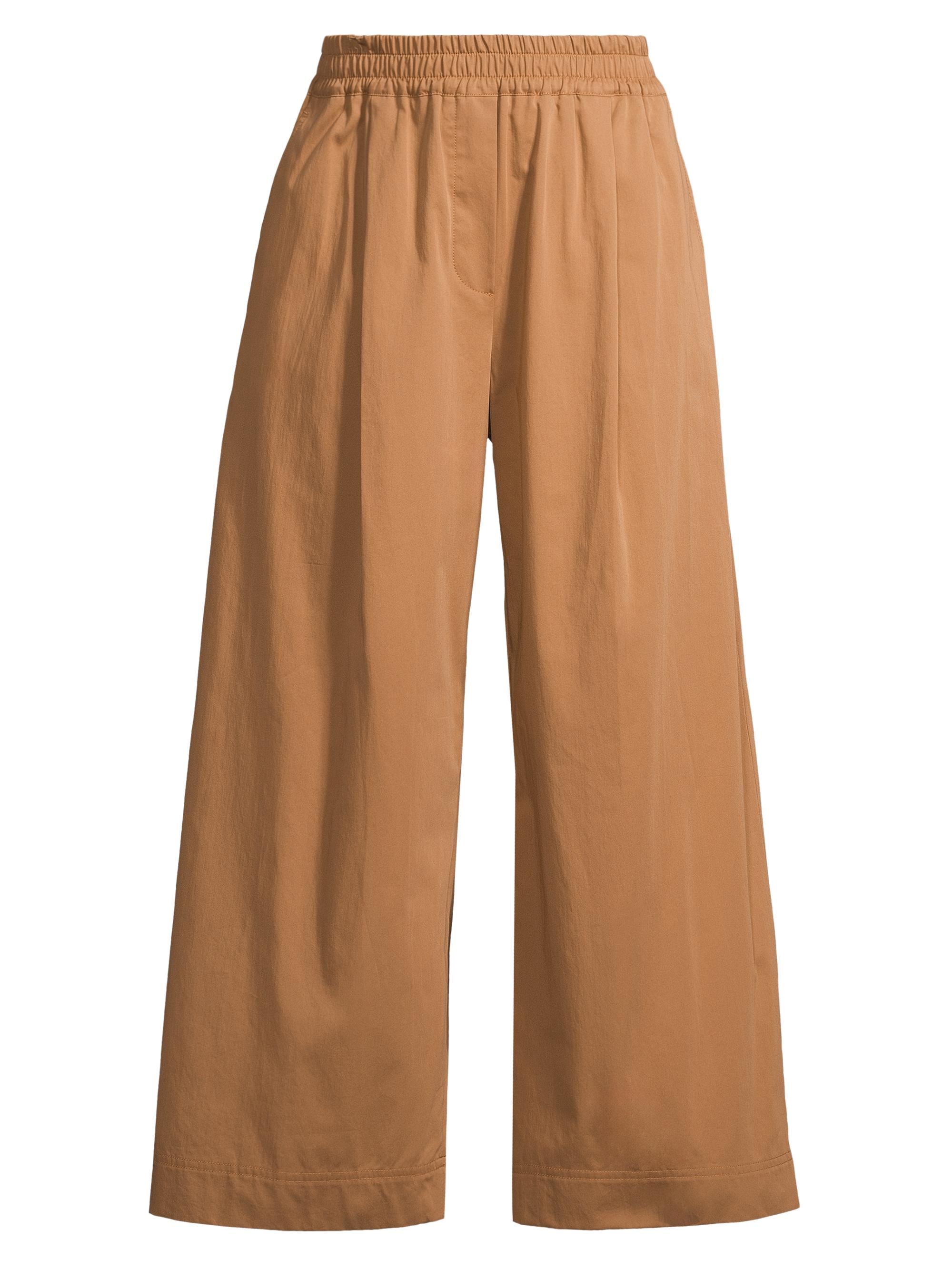 Weekend Max Mara Women's Placido Cropped Wide-Leg Pants - Terracotta