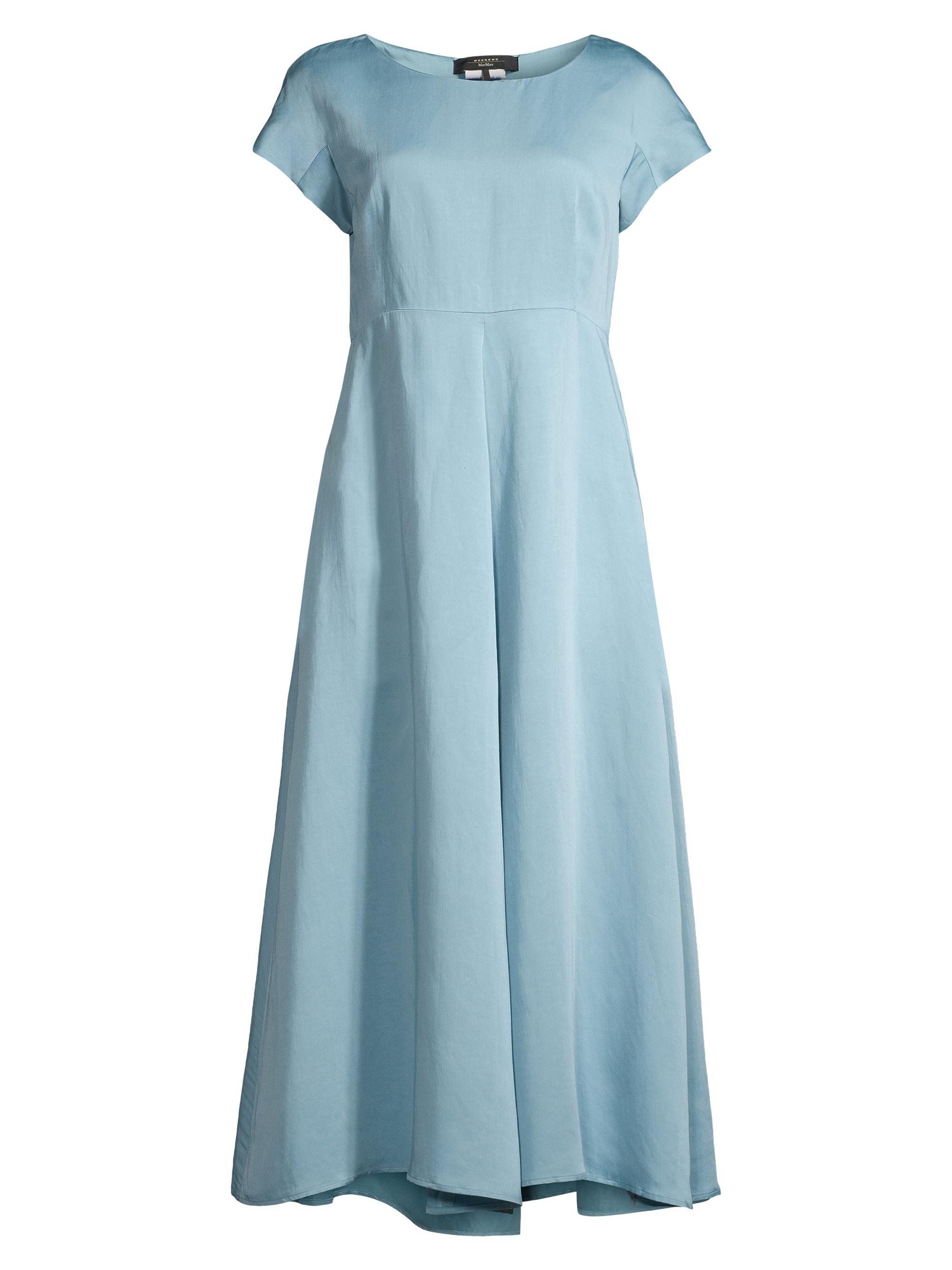 Weekend Max Mara Women's Ghiglia Satin A-Line Midi-Dress - Water