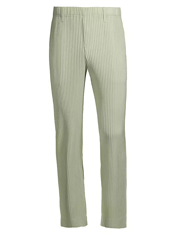 Shop Homme Plissé Issey Miyake Tailored Pleated Pants | Saks Fifth 
