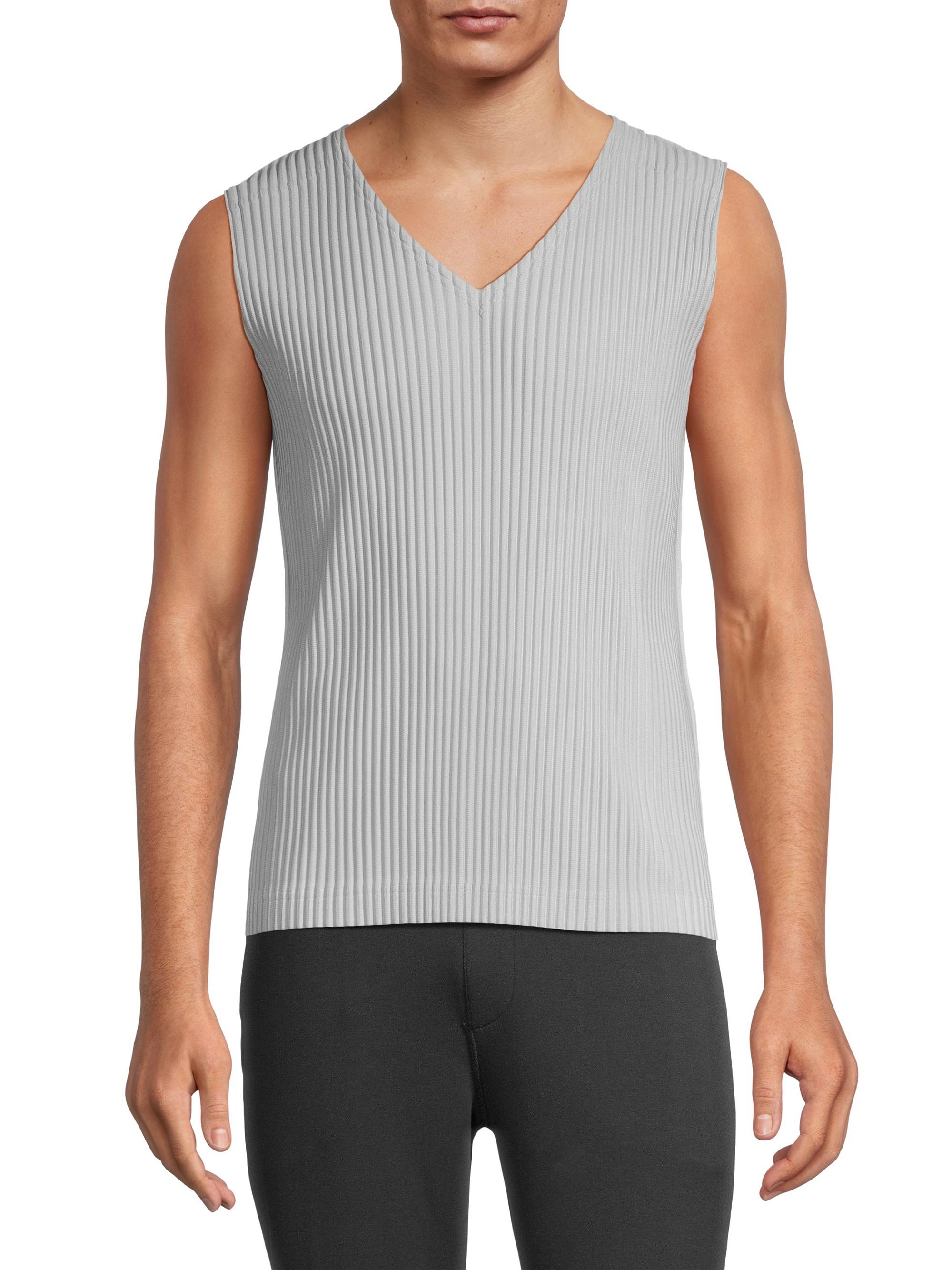 Homme Plissé Issey Miyake Basics V-Neck Vest | Saks Fifth Avenue