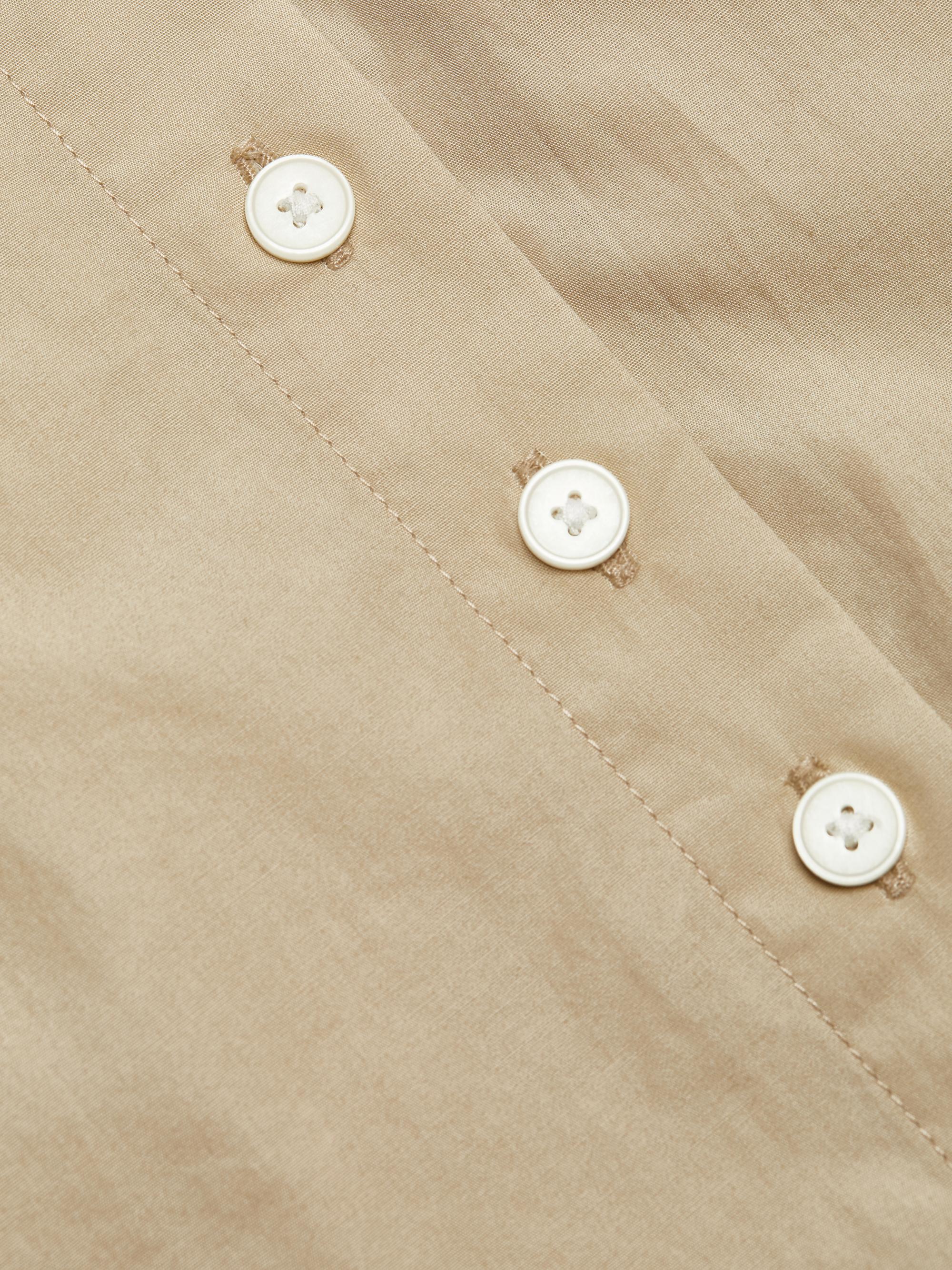 Shop Derek Lam 10 Crosby Cindy Long-Sleeve Cotton Minidress | Saks 