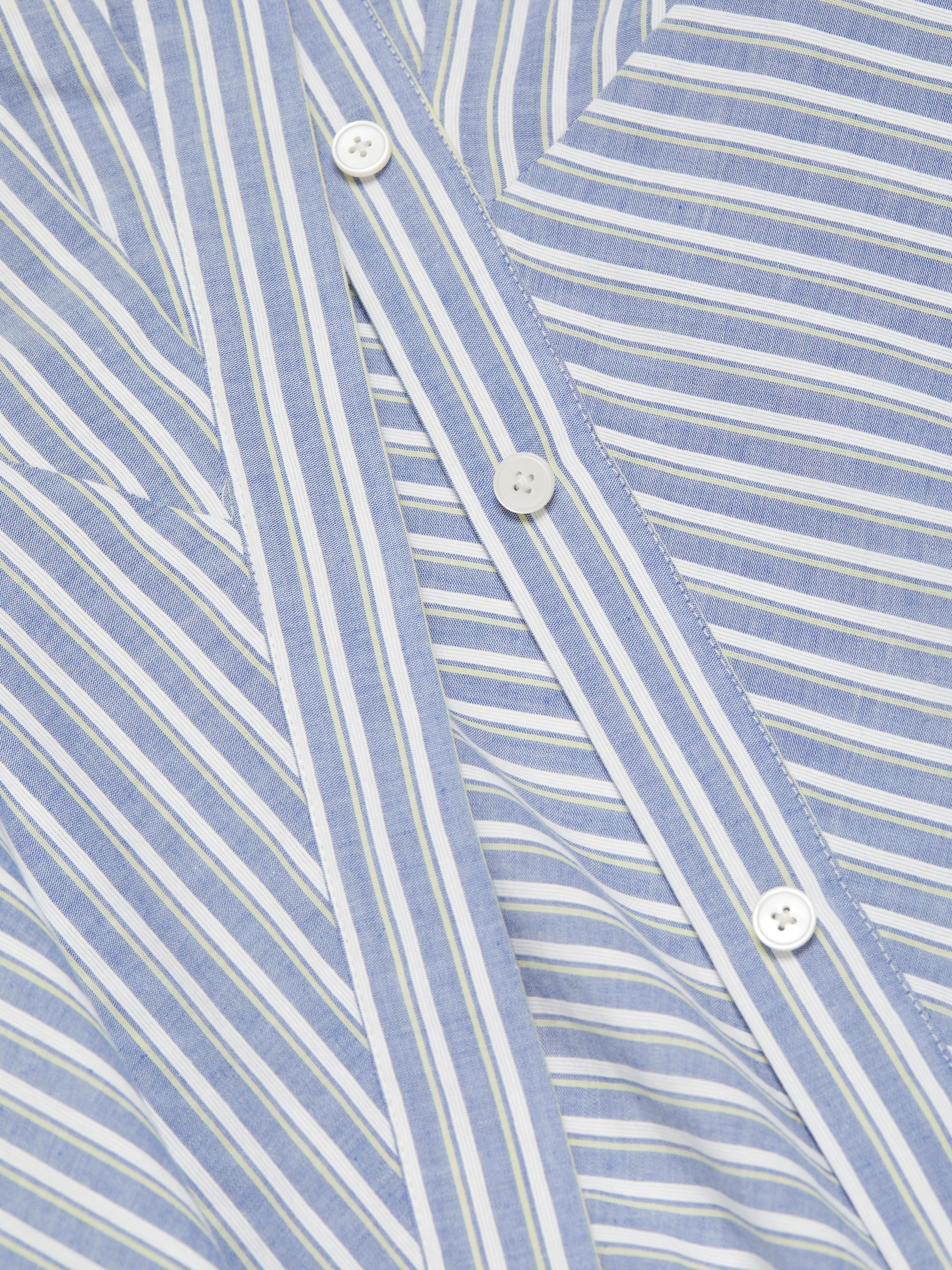 テッテ様　10本 Derek Lam 10 Crosby Themis Striped Cotton Sleeveless Shirtdress