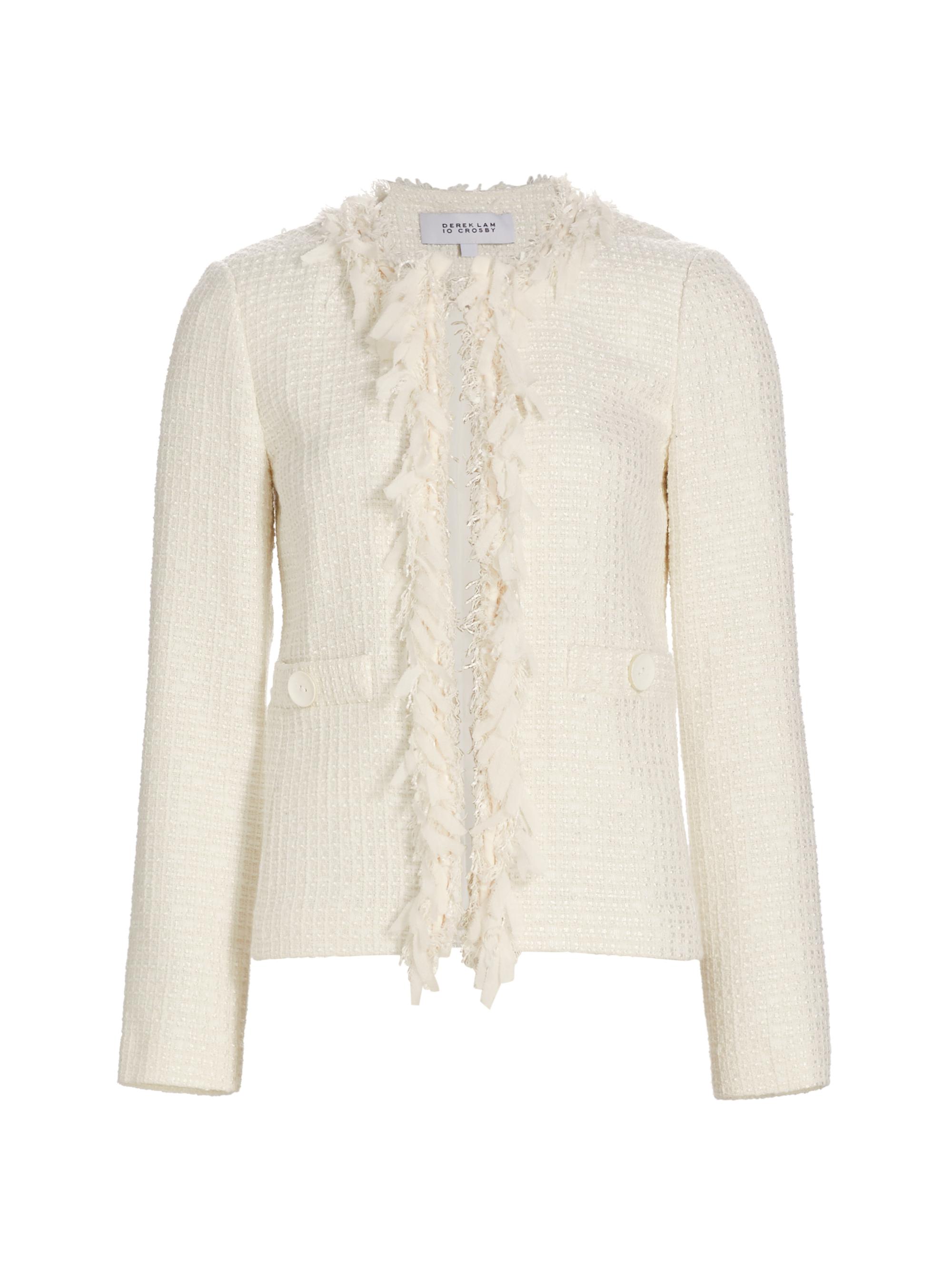 Kobi Halperin Harper Fringed Tweed Jacket | Saks Fifth Avenue