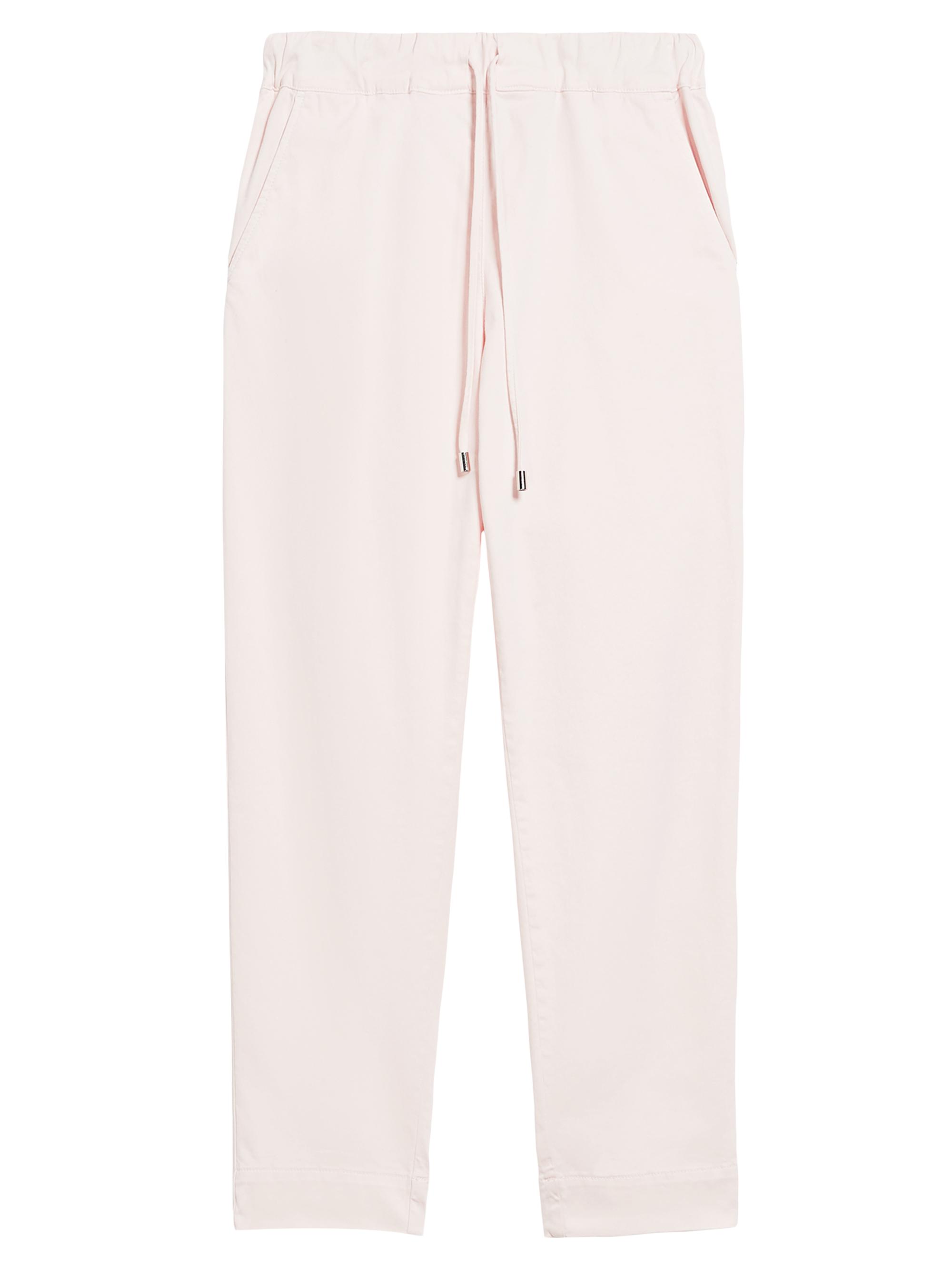 MM Max Mara Women's Terreno Drawstring Trousers - Stone