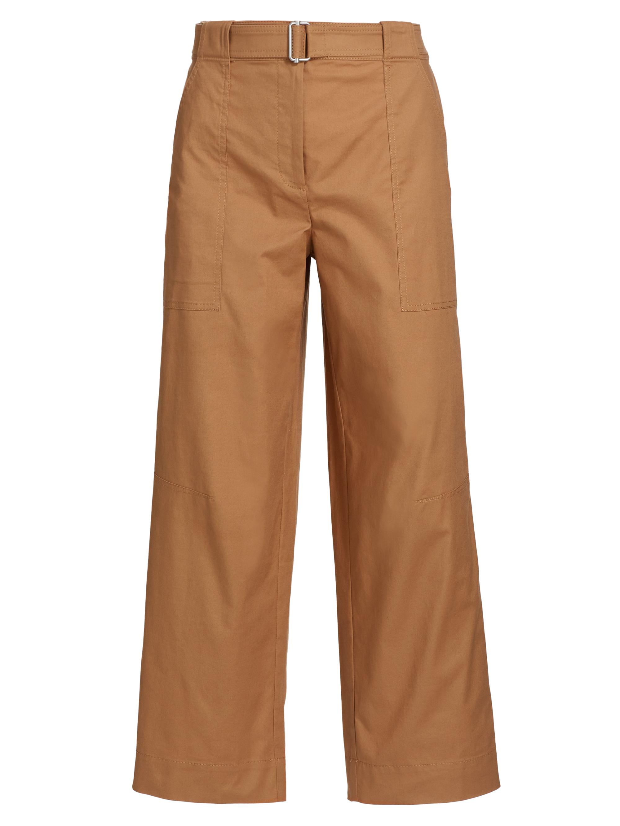 SIMKHAI Women's Jenny Belted Crop Pants - Hickory