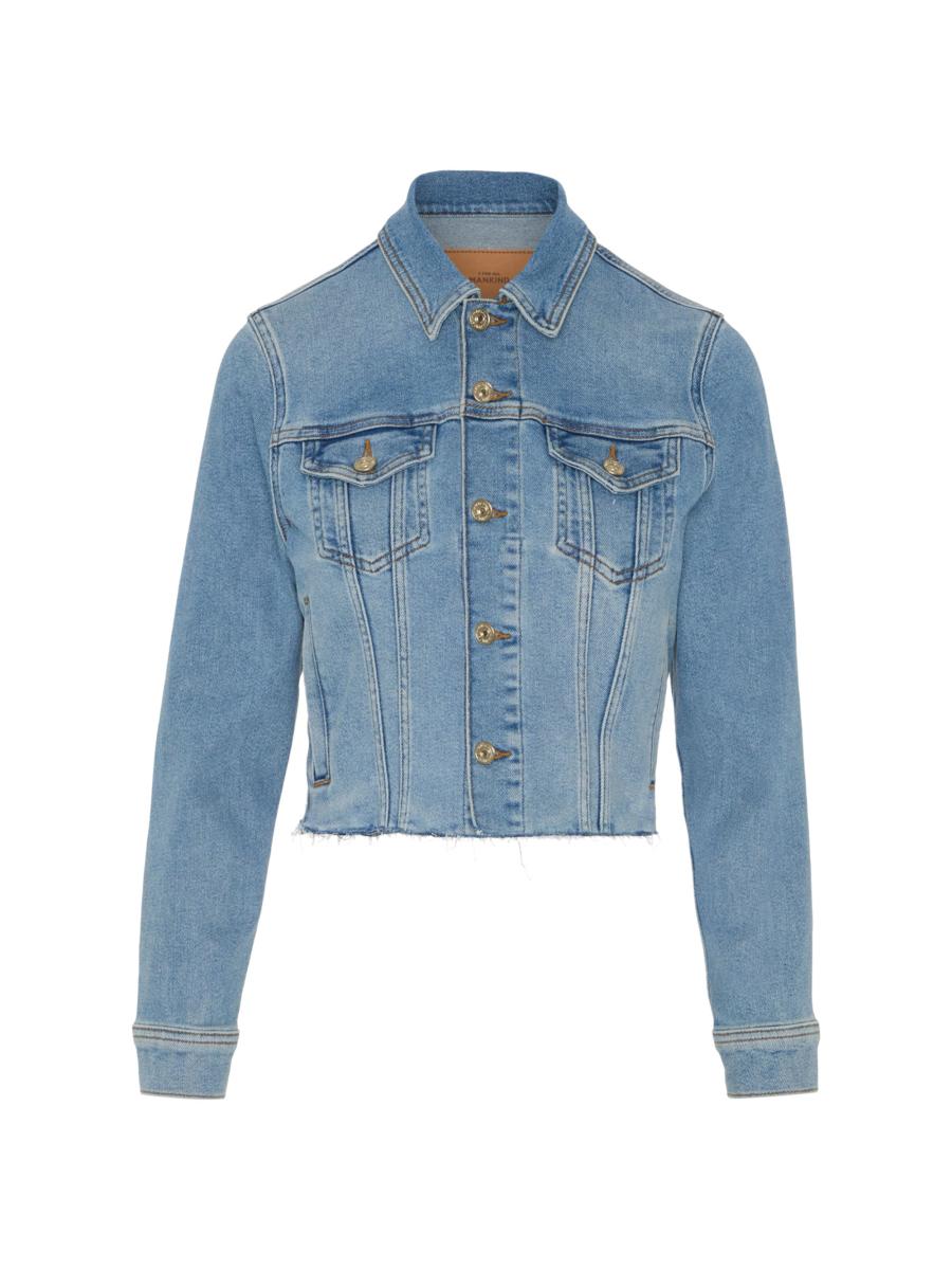 スカート Main story denim jacket スカート Main story denim jacket Denim Blue Stitched Denim
