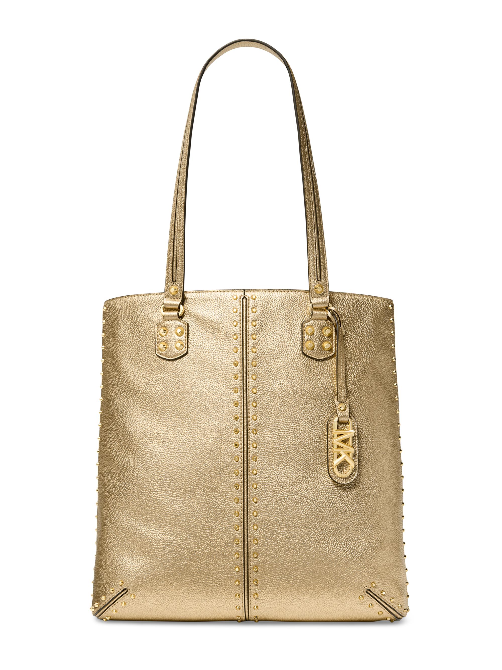 MICHAEL Michael Kors Women's Leather Tote Bag - Pale Gold