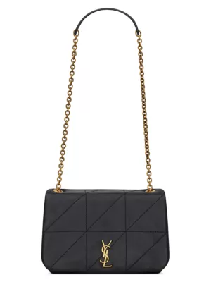 Saint Laurent Women's Jamie 4.3 Mini Chain Bag in Lambskin - Black