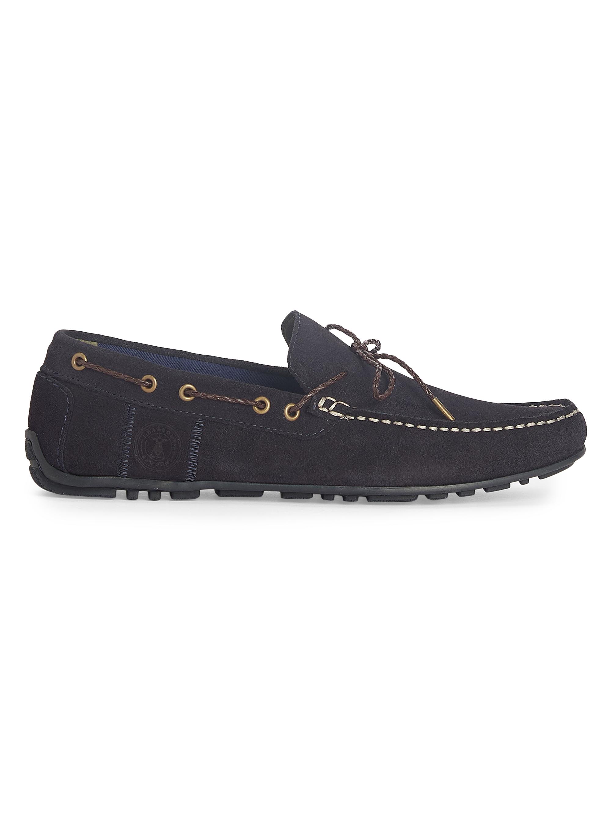 Barbour Men's Jenson Suede Driving Loafers - Navy Suede