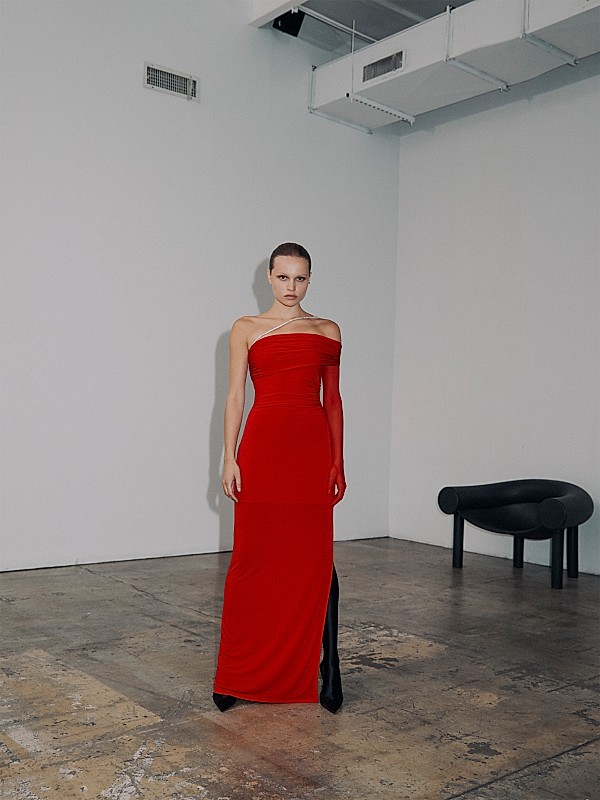 Shop Hervé Léger One-Shoulder Crystal-Trim Gown | Saks Fifth Shop Hervé Léger One-Shoulder Crystal-Trim Gown | Saks Fifth