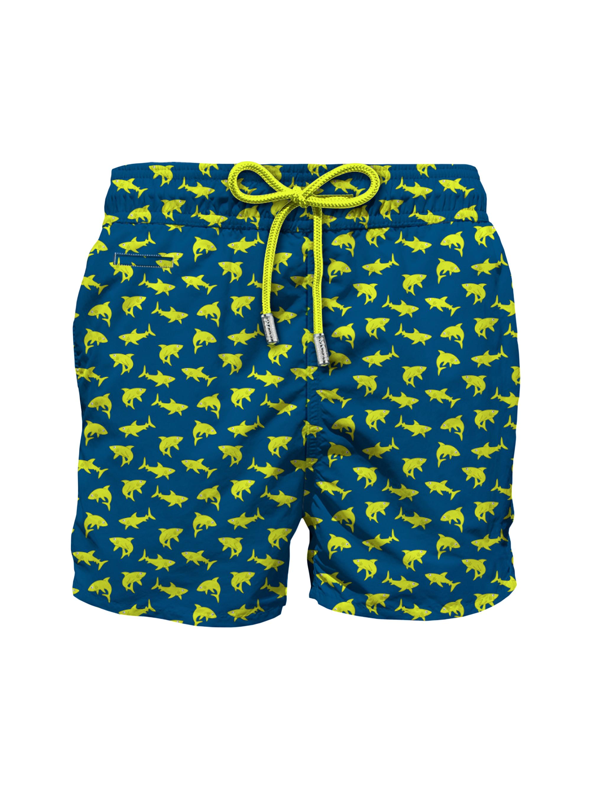 MC2 Saint Barth Men's Lighting Micro Fantasy Shark Swim Trunks - Shark Sight
